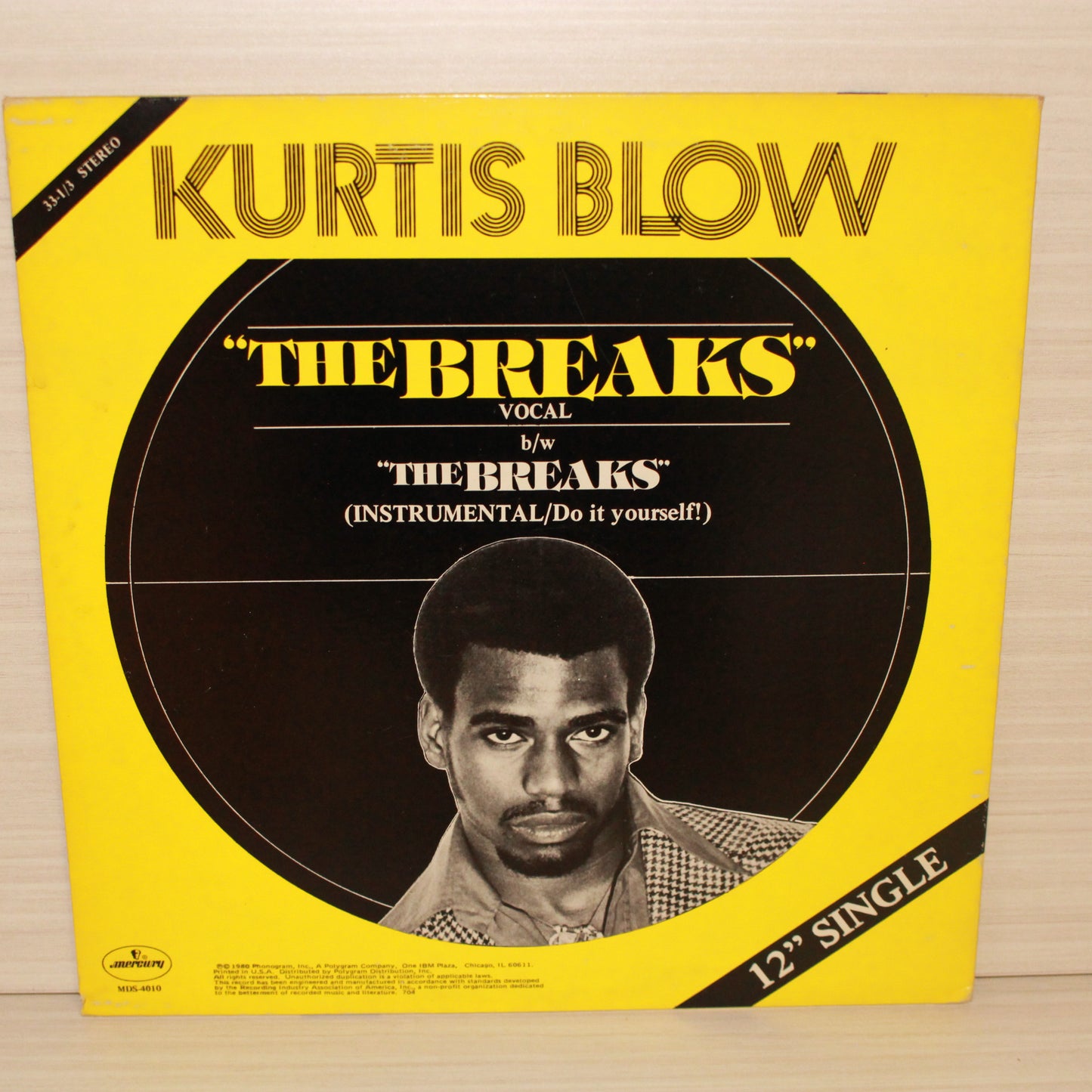 Kurtis Blow : The Breaks (12",33 ⅓ RPM,Single)