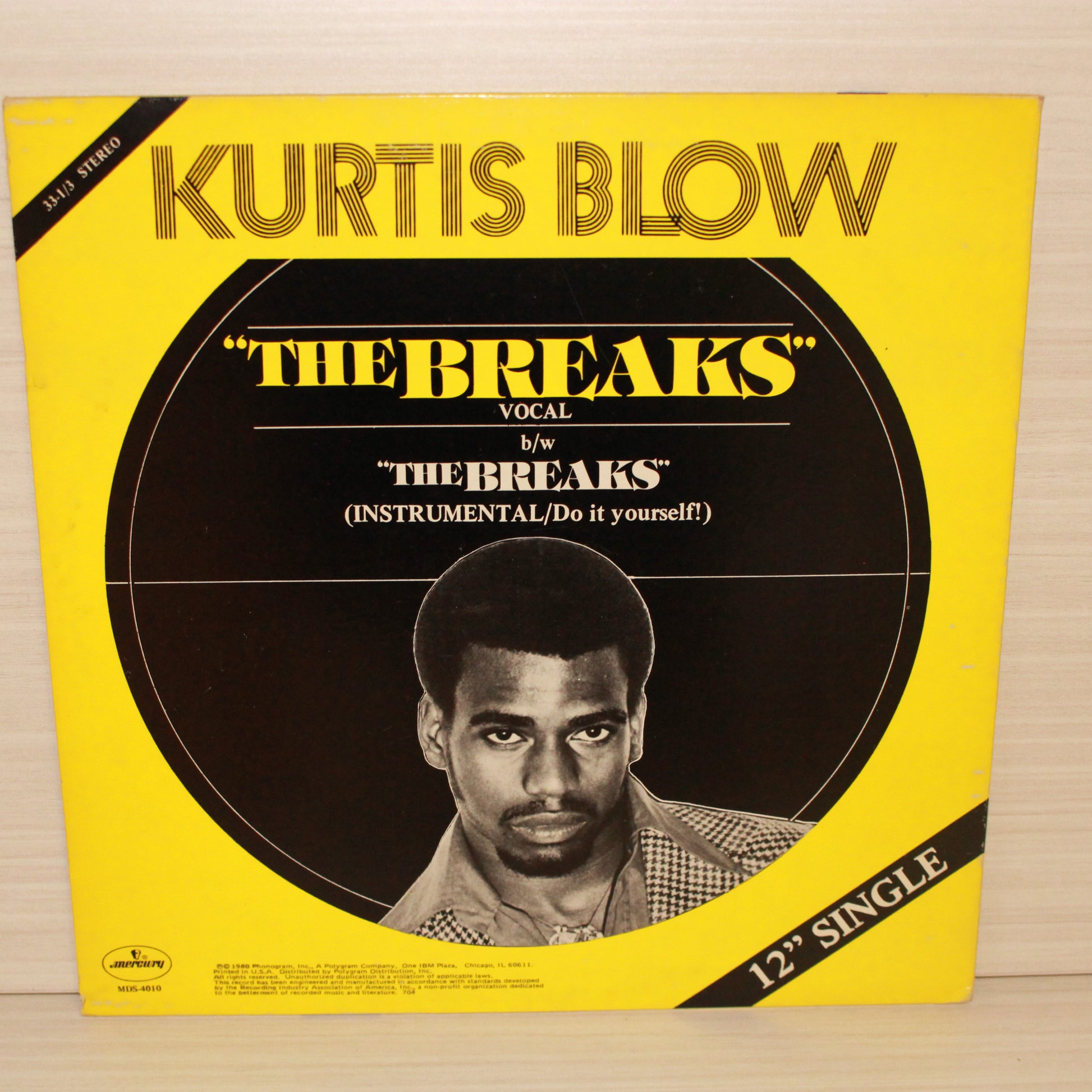 Kurtis Blow : The Breaks (12",33 ⅓ RPM,Single)