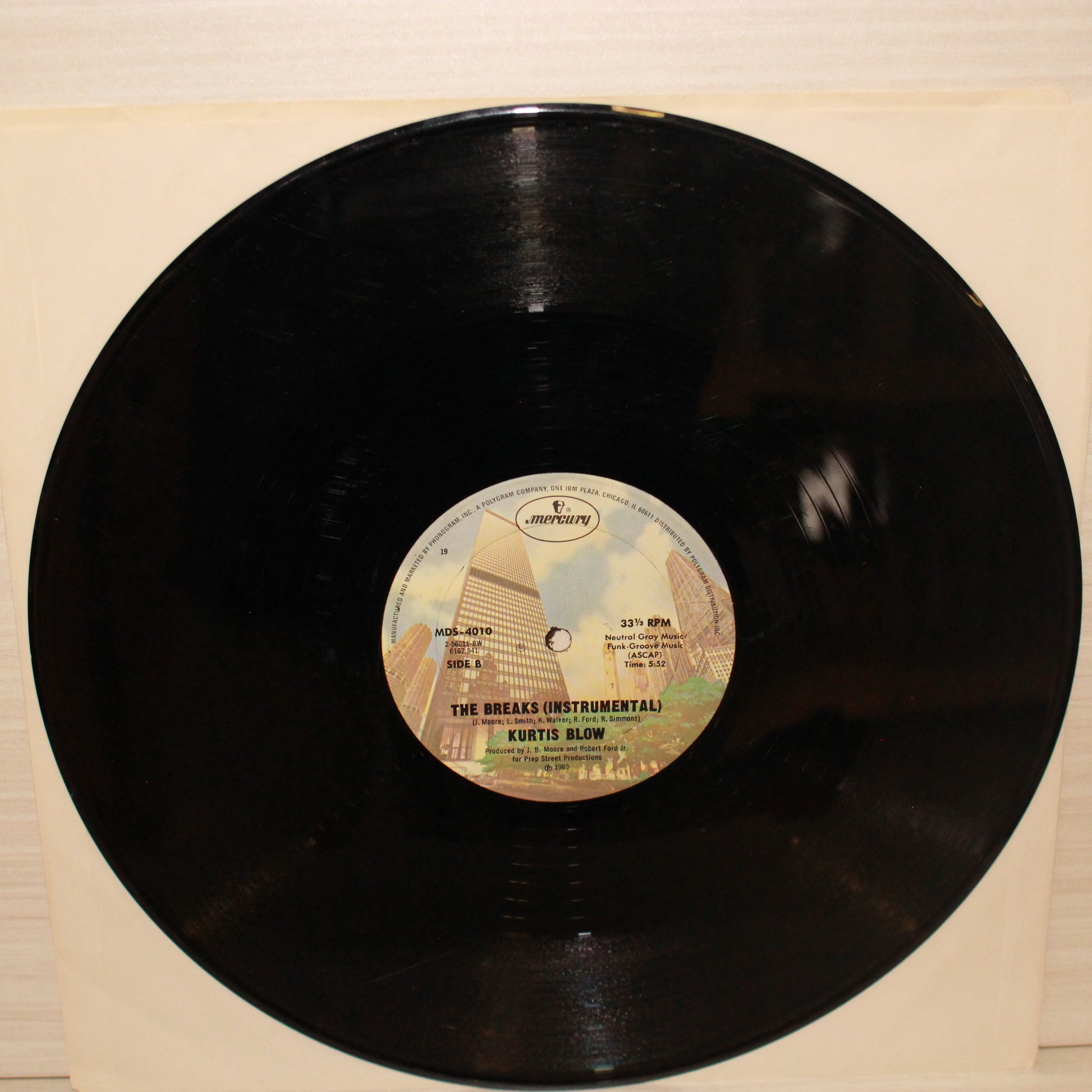 Kurtis Blow : The Breaks (12",33 ⅓ RPM,Single)