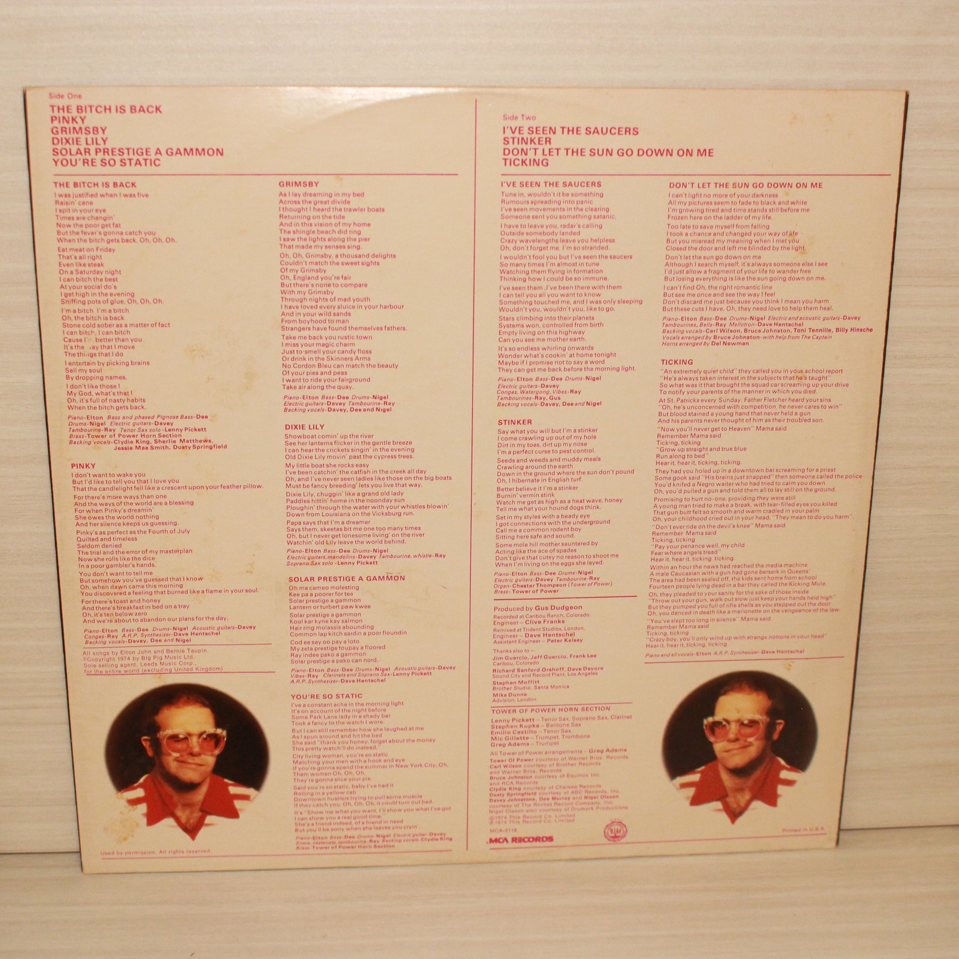 Elton John : Caribou (LP,Album)