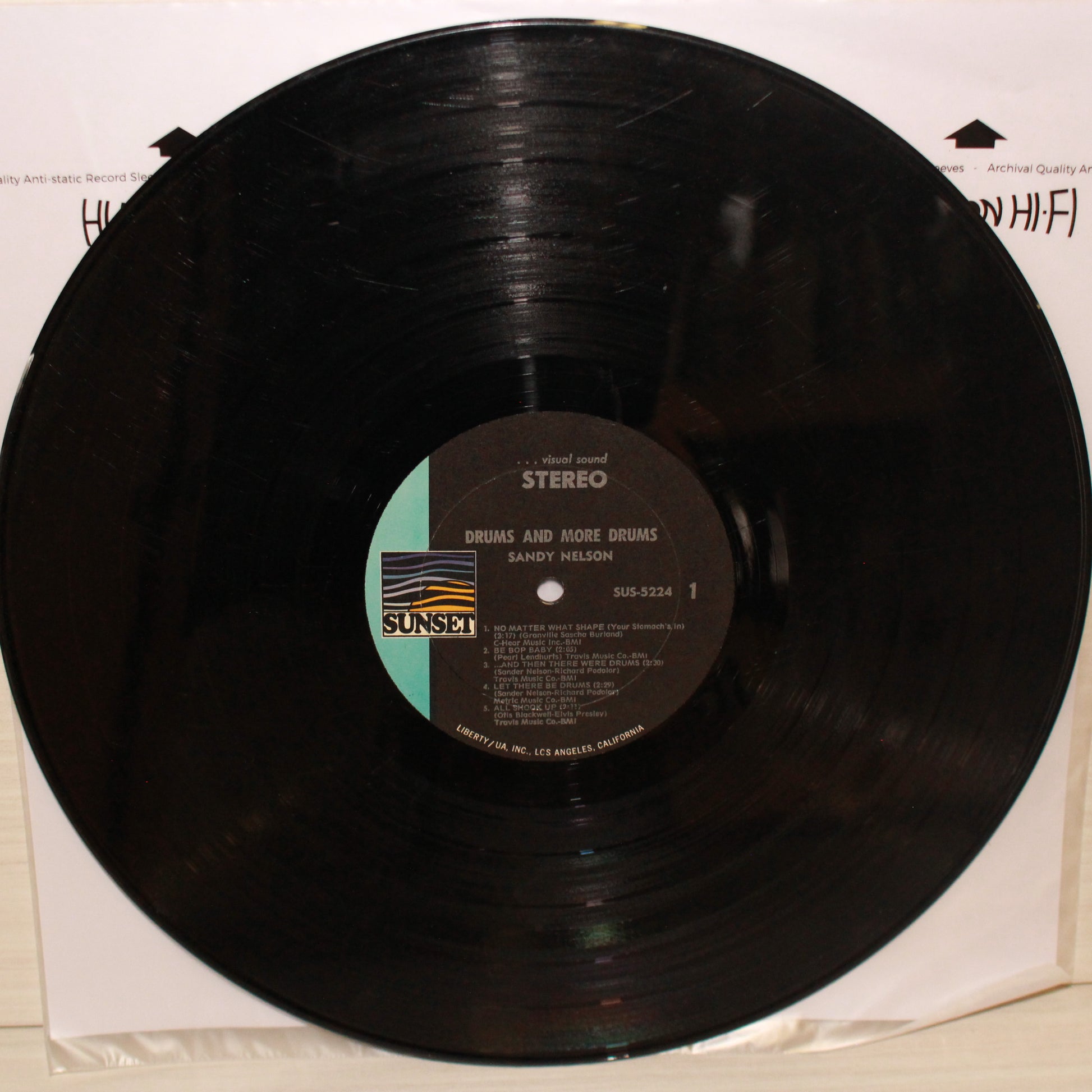 Sandy Nelson : Drums And More Drums! (LP,Compilation)