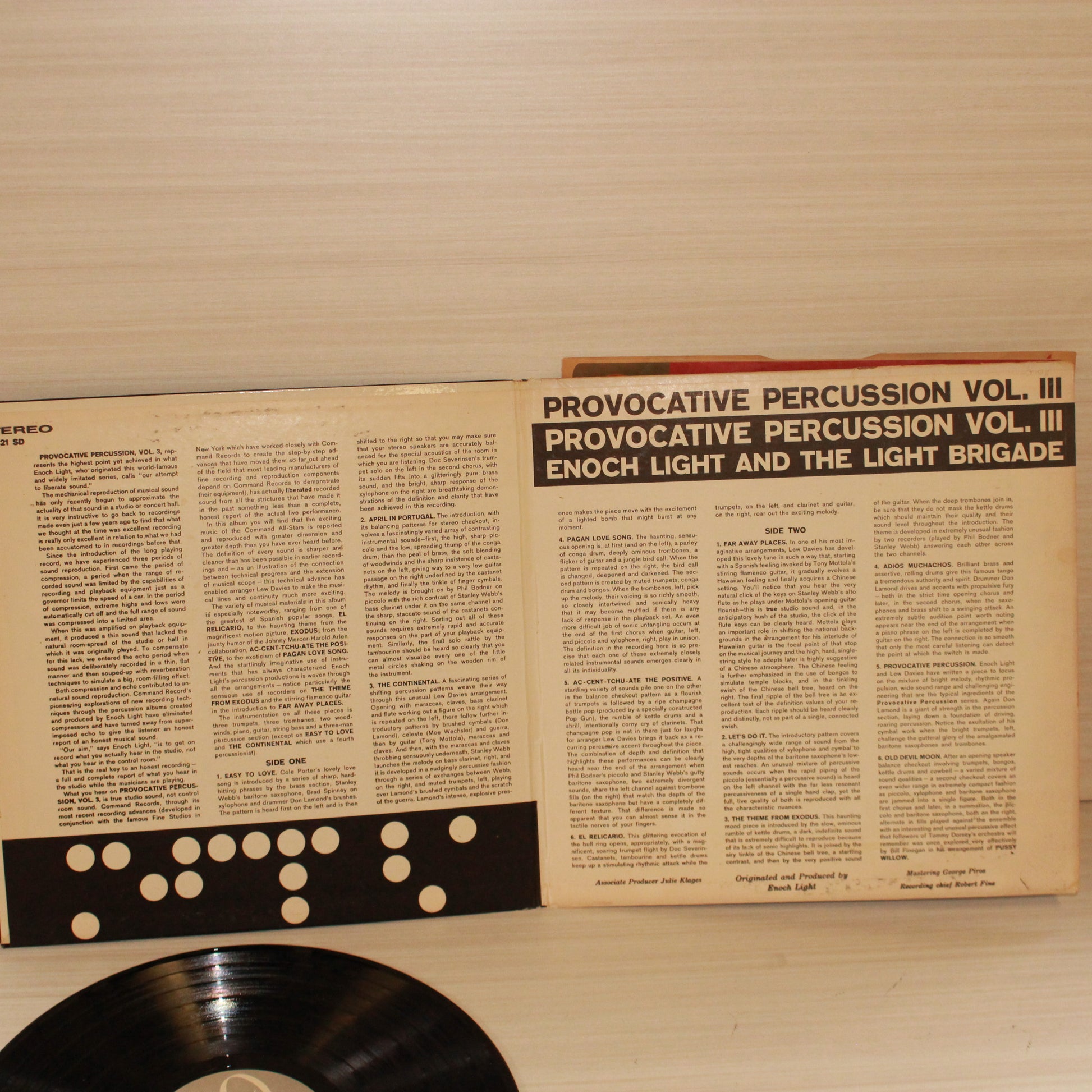 Enoch Light And The Light Brigade : Provocative Percussion Vol. III (LP,Album,Stereo)