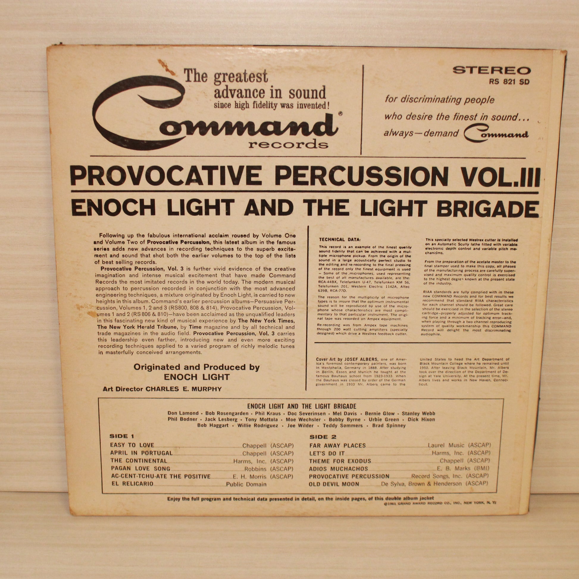 Enoch Light And The Light Brigade : Provocative Percussion Vol. III (LP,Album,Stereo)