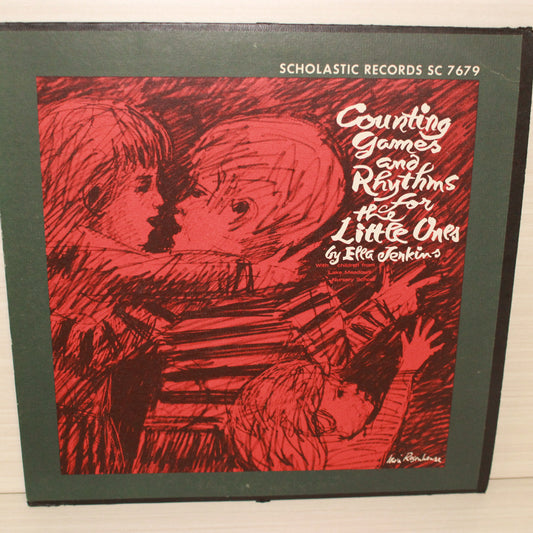 Ella Jenkins : Counting Games And Rhythms For The Little Ones (LP,Album)