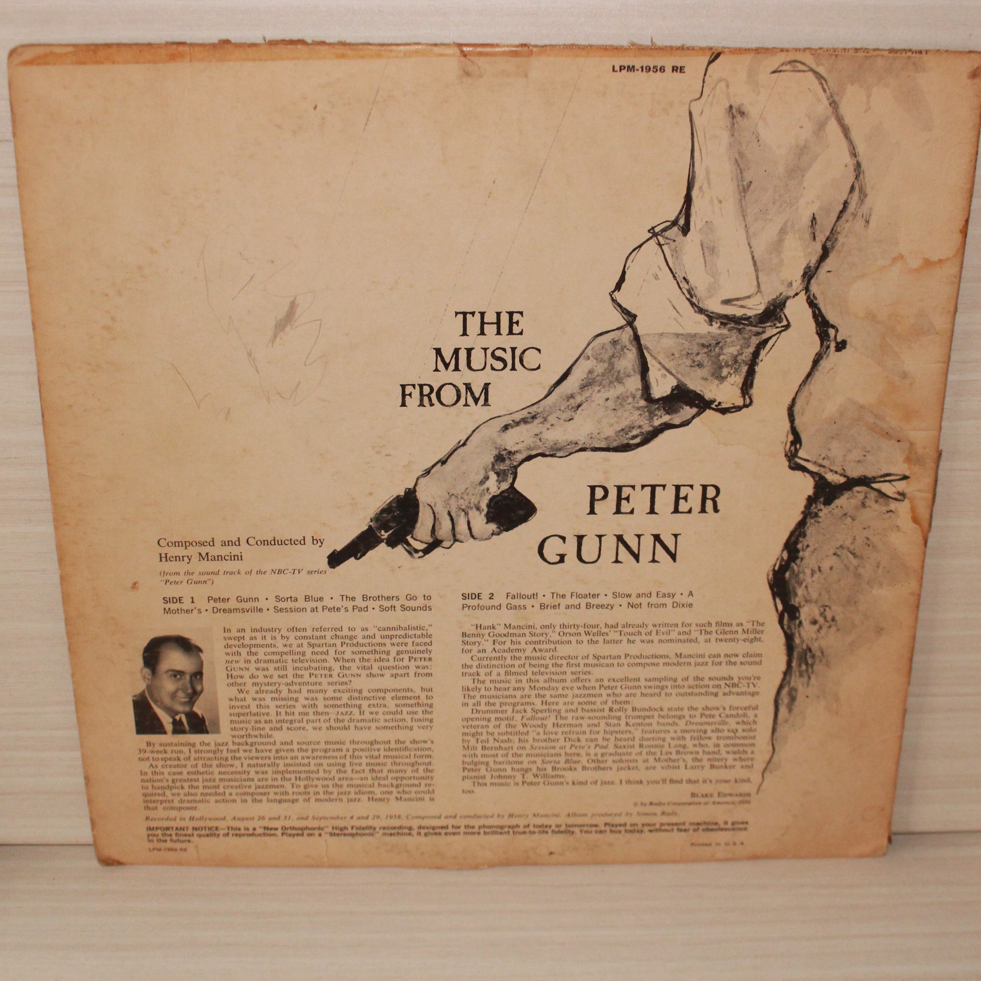 Henry Mancini : The Music From "Peter Gunn" (LP,Album,Mono)