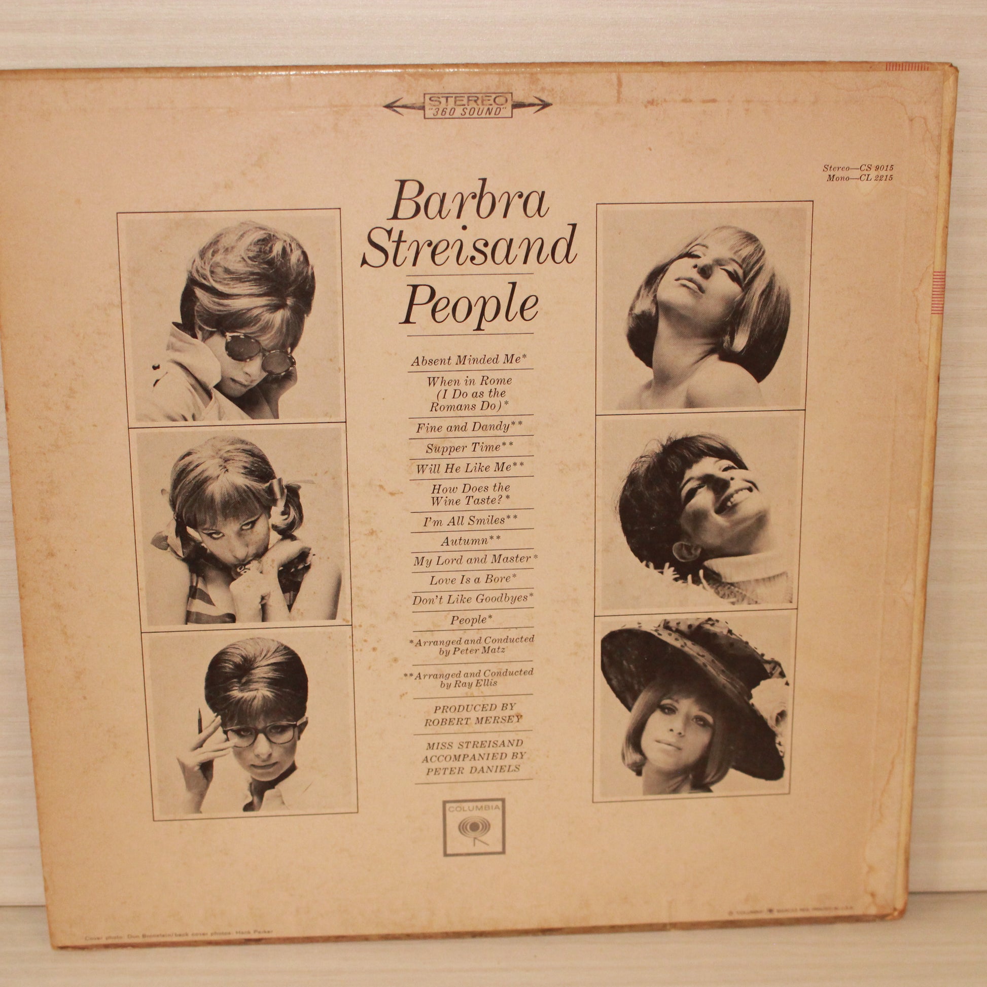 Barbra Streisand : People (LP,Album,Reissue,Stereo)
