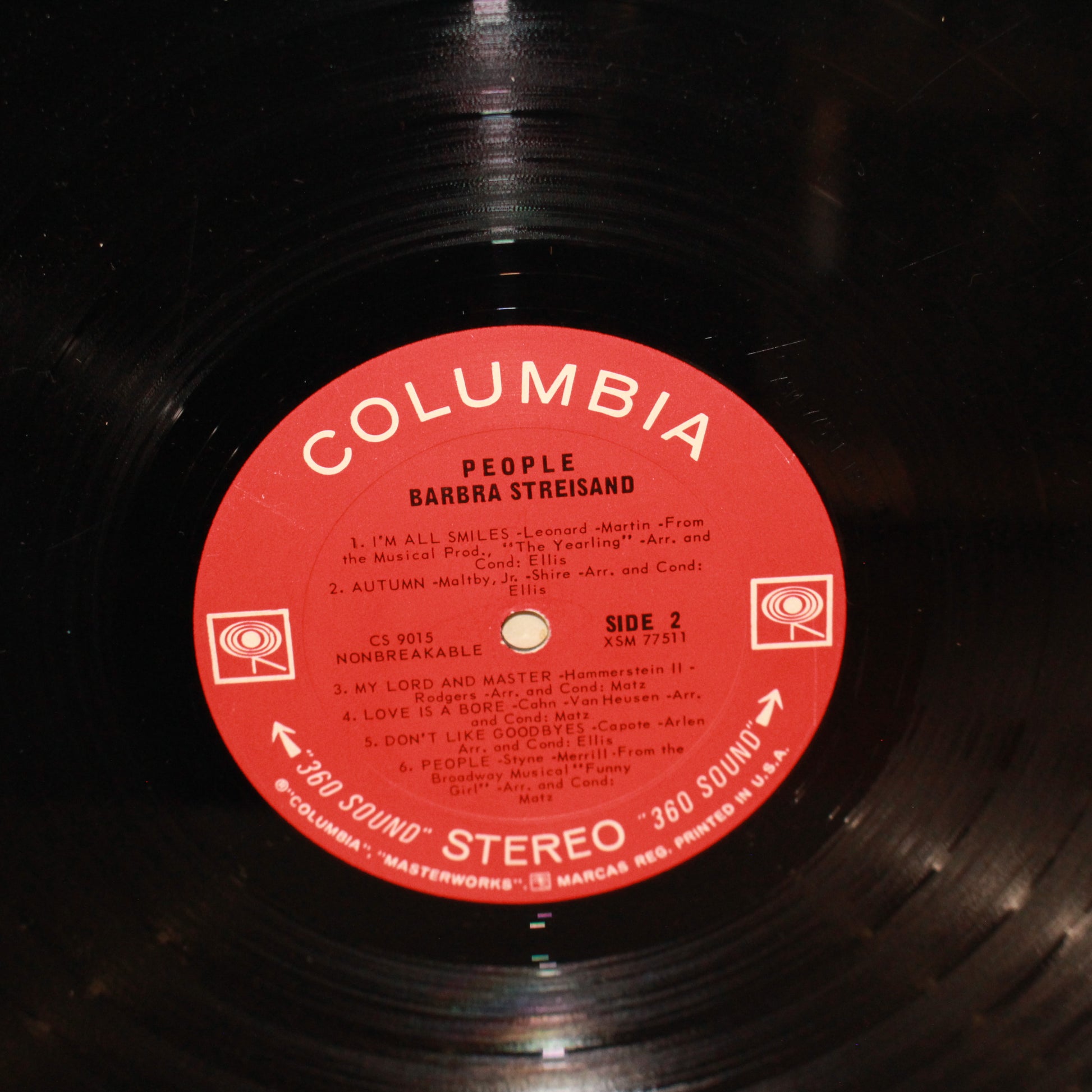 Barbra Streisand : People (LP,Album,Reissue,Stereo)