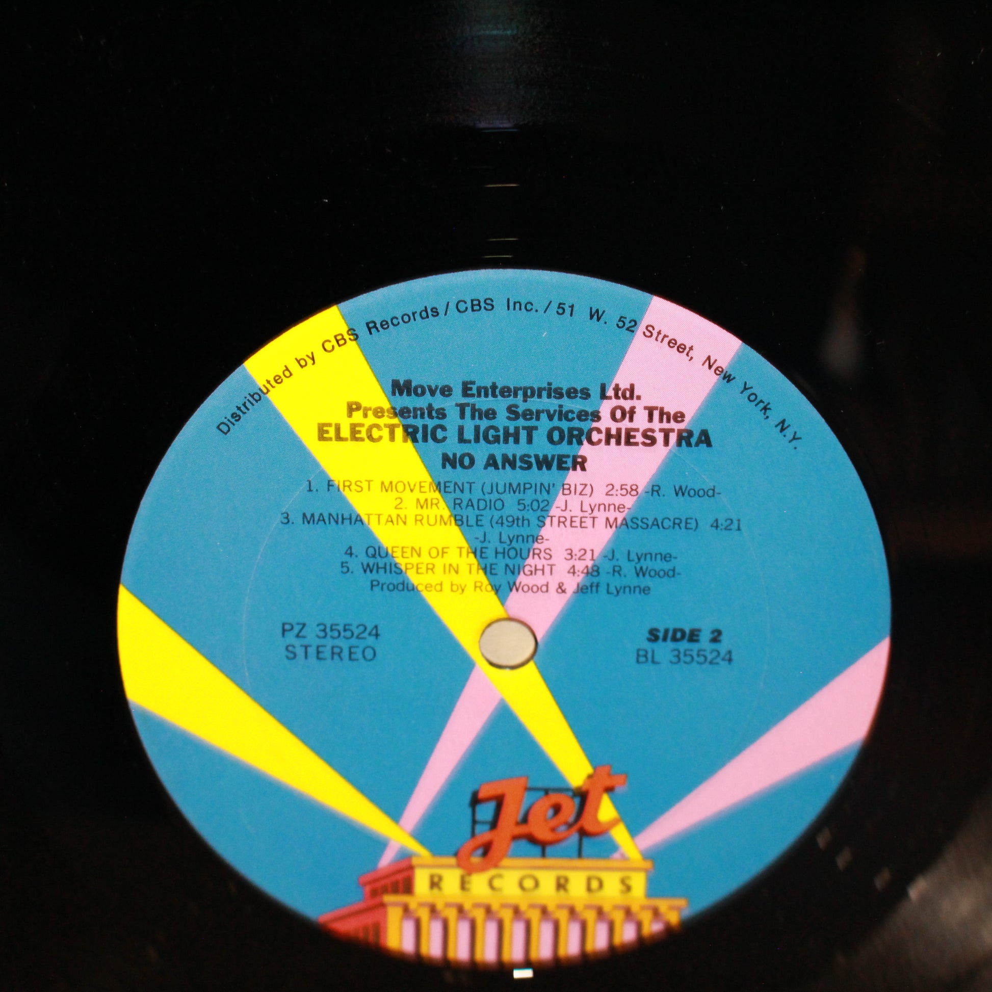Electric Light Orchestra : No Answer (LP,Album,Reissue,Stereo)