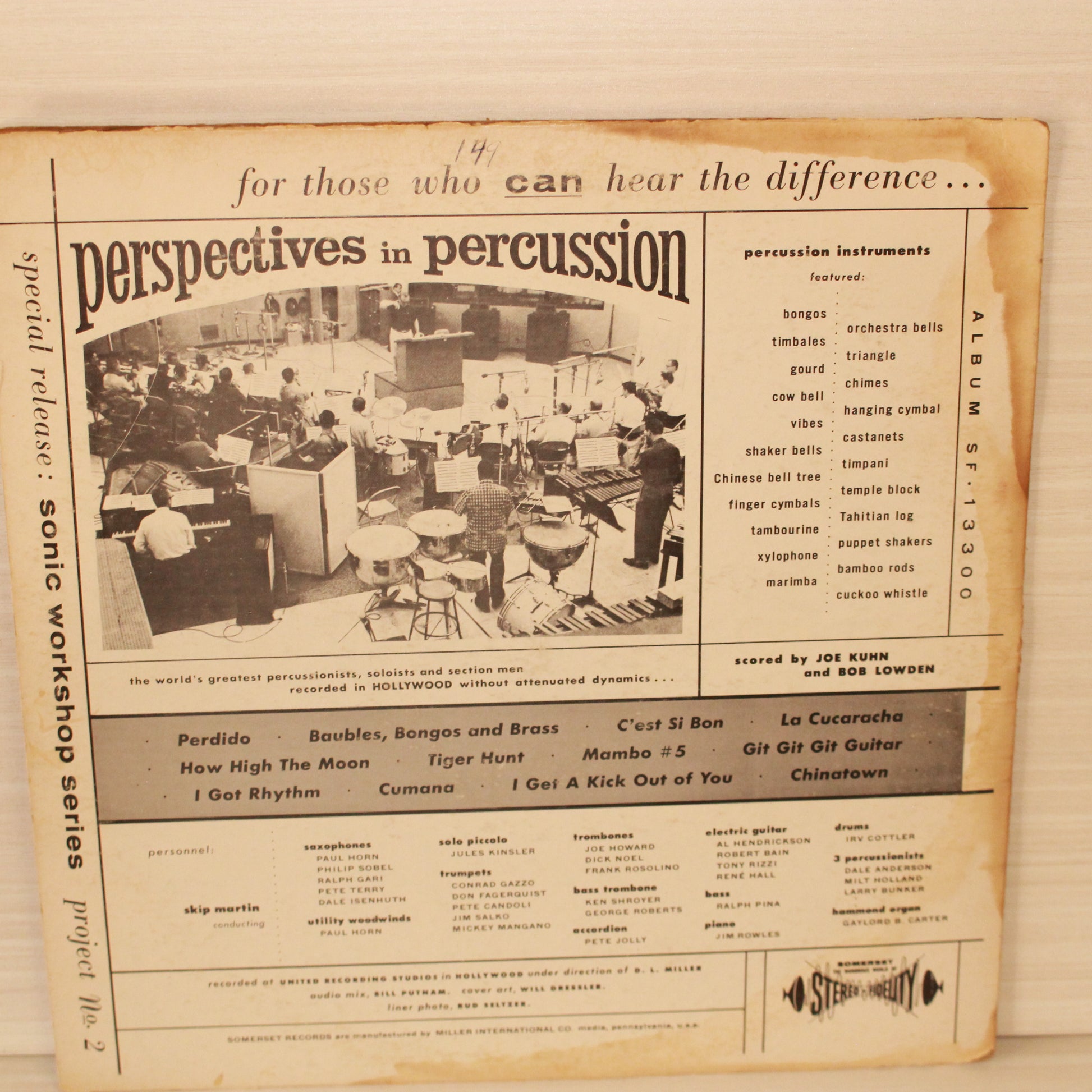 Skip Martin : Perspectives In Percussion: Volume 2 (LP,Album,Stereo)