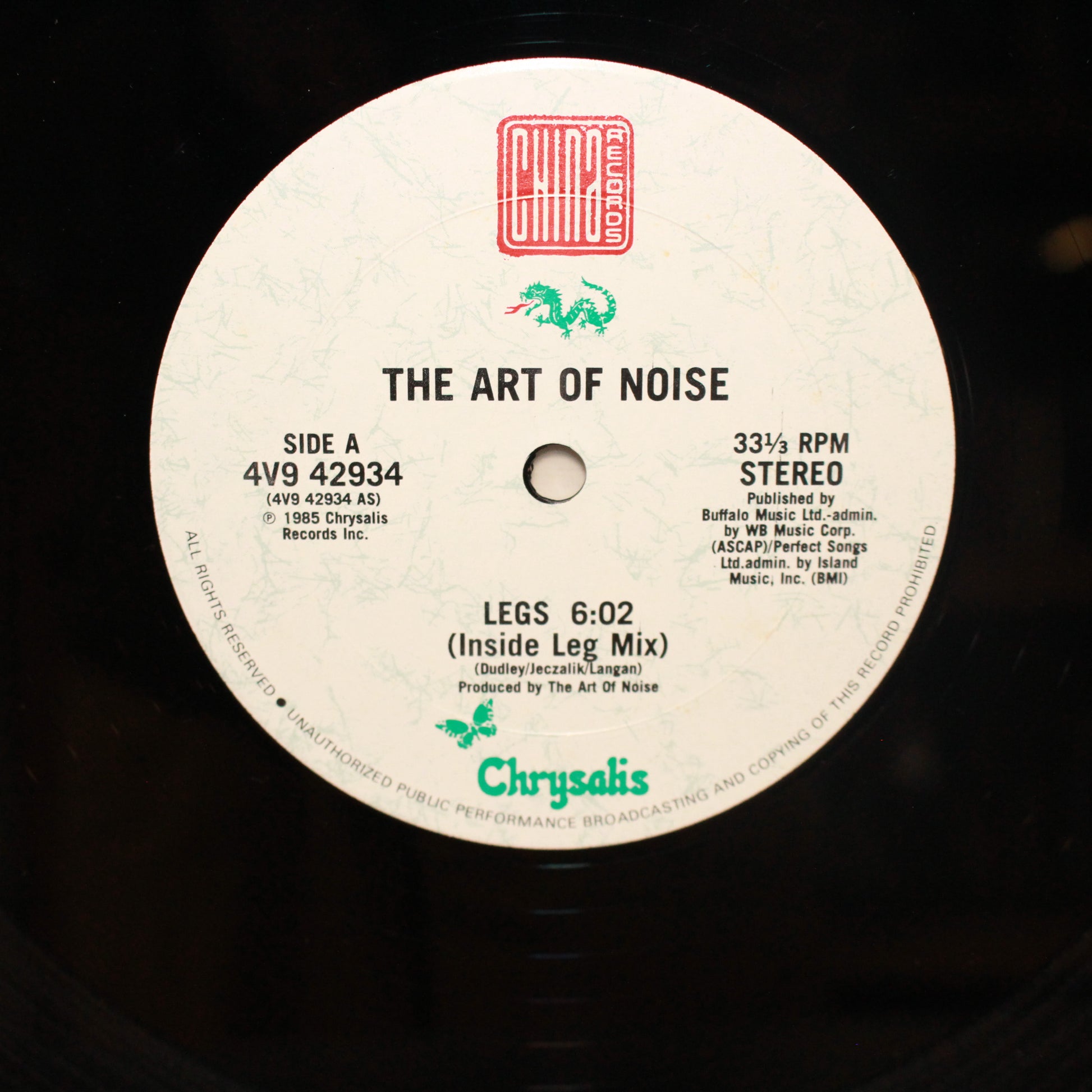 The Art Of Noise : Legs (12",33 ⅓ RPM,Single)