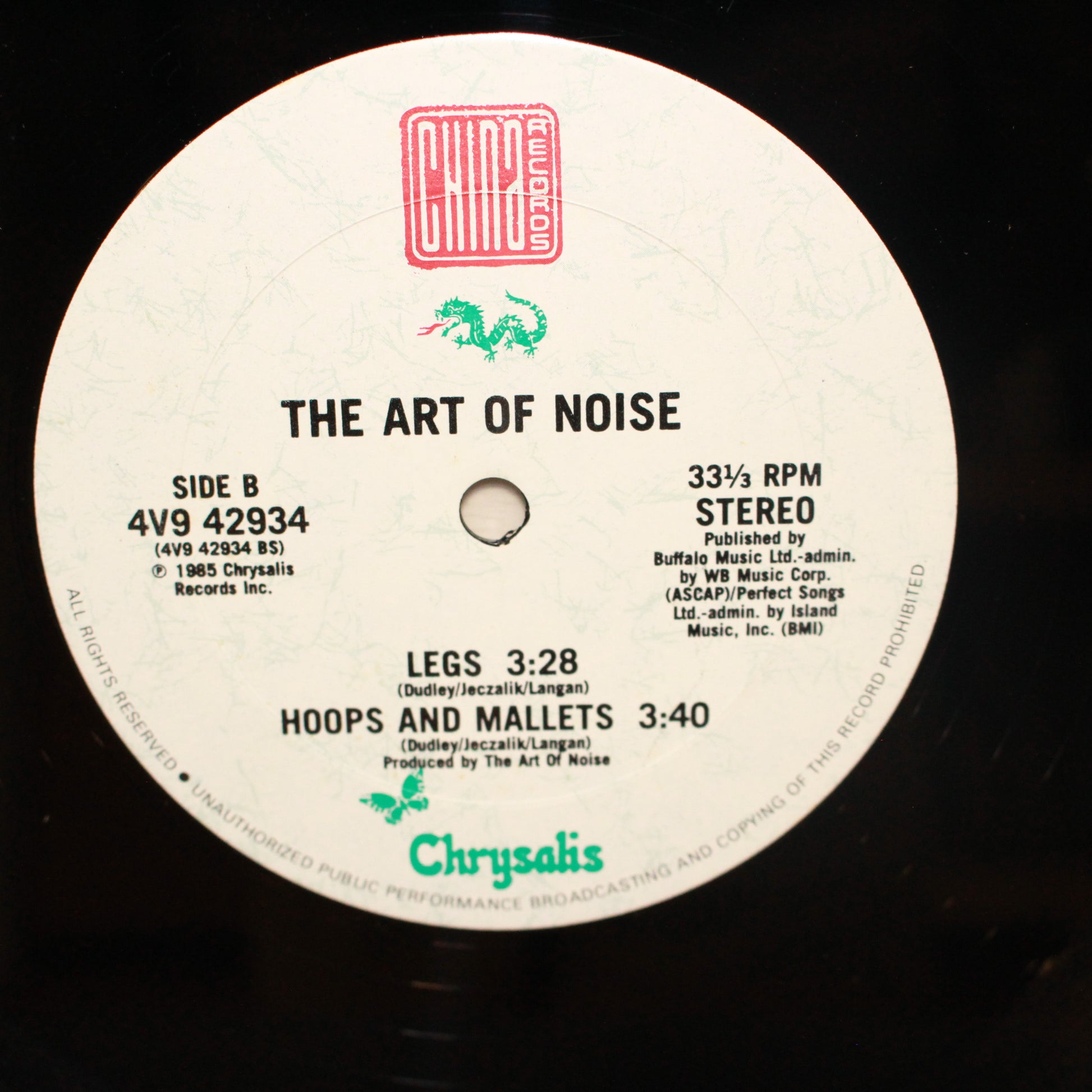 The Art Of Noise : Legs (12",33 ⅓ RPM,Single)
