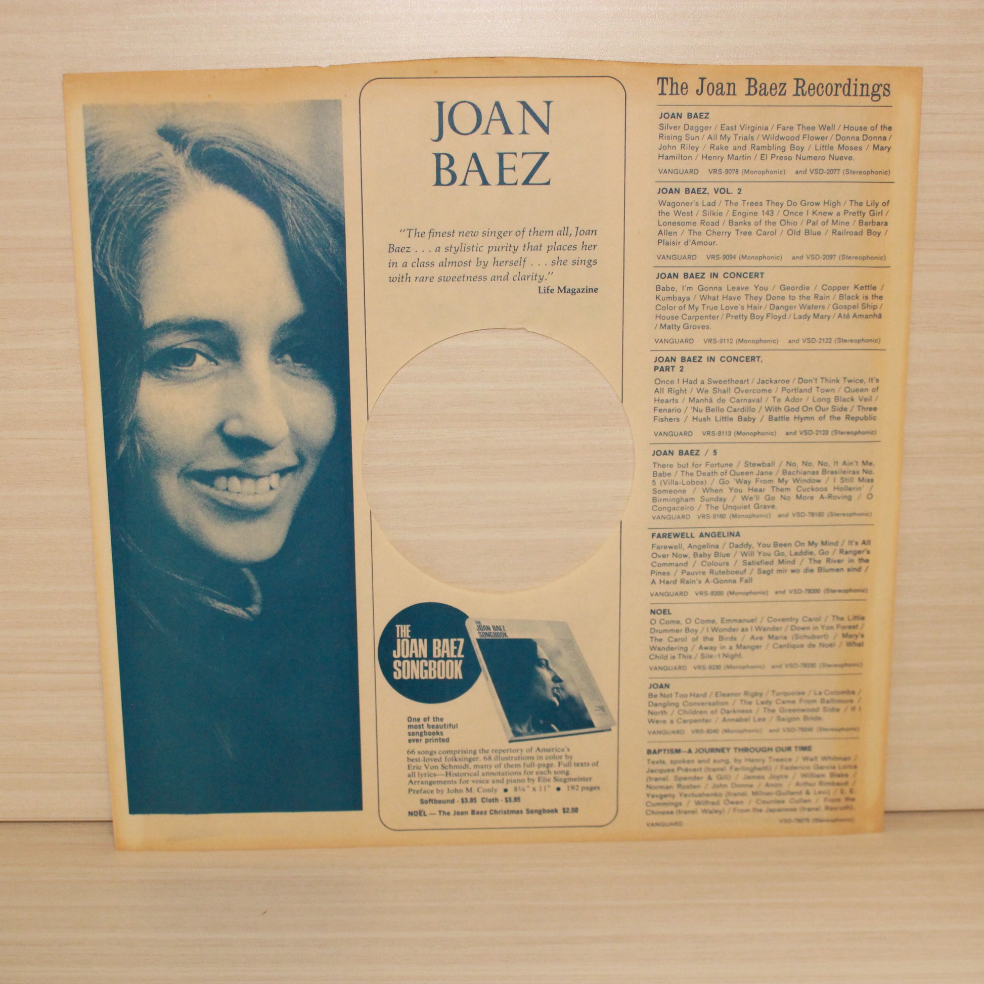 Joan Baez : Baptism (LP,Album)