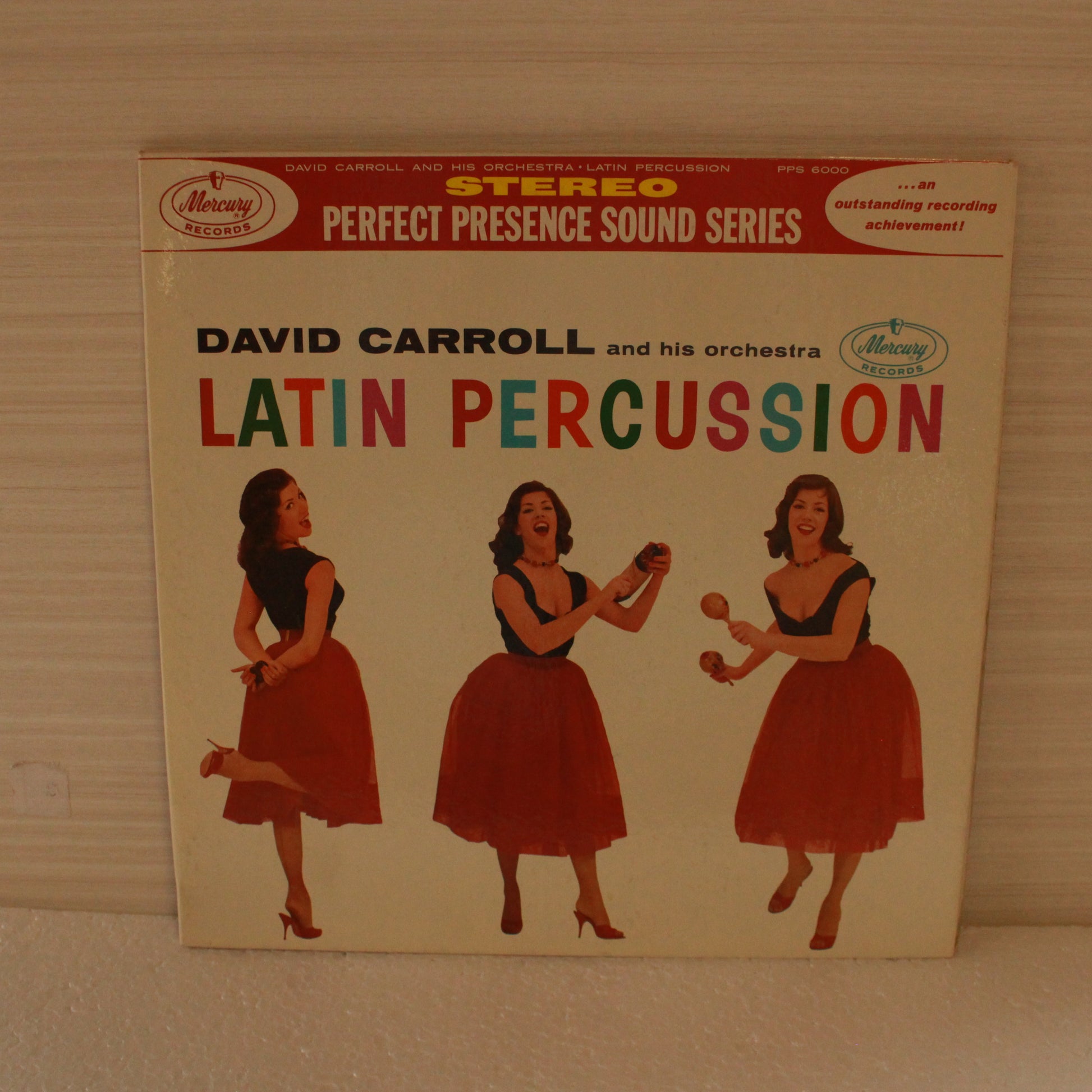 David Carroll & His Orchestra : Latin Percussion (LP,Album,Stereo)