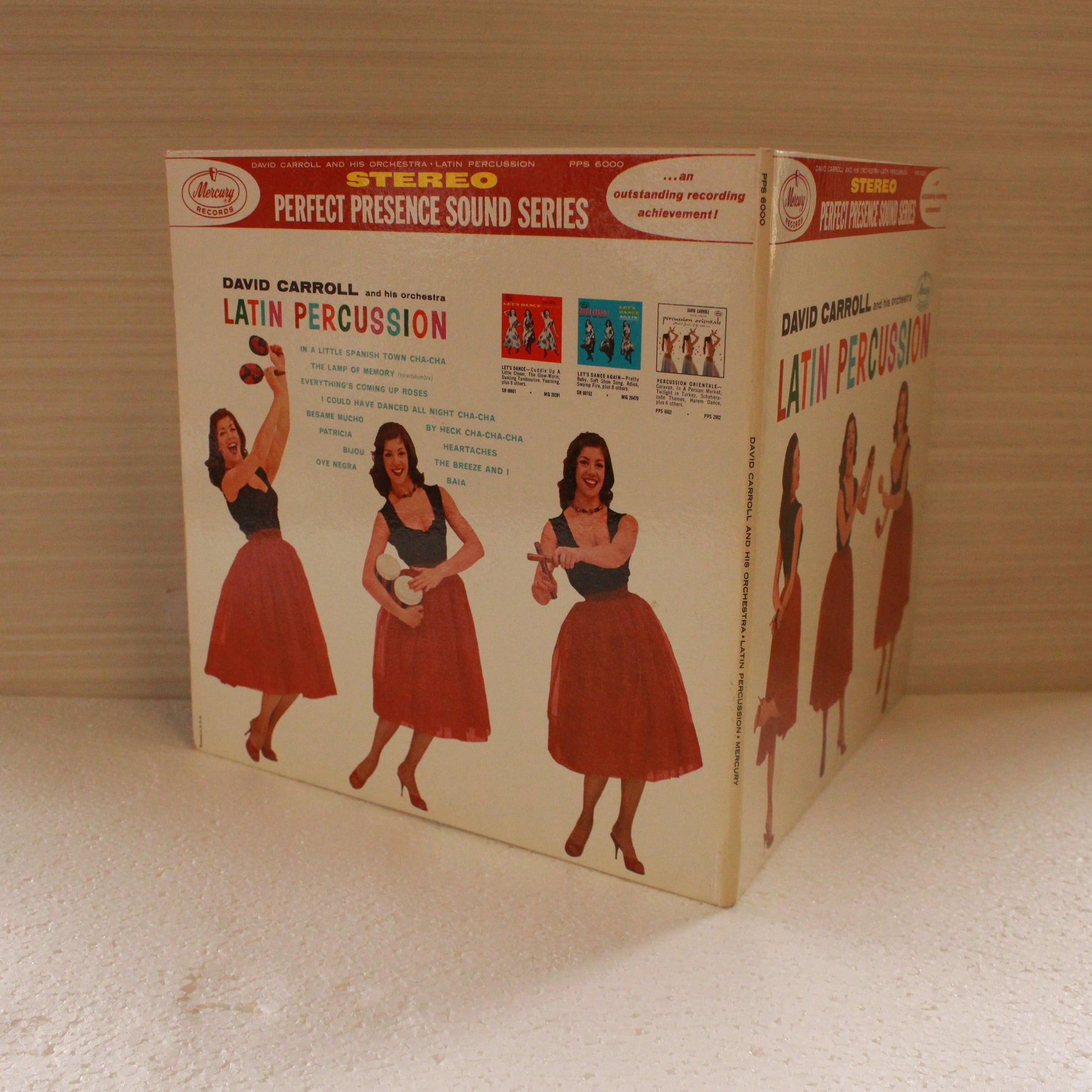 David Carroll & His Orchestra : Latin Percussion (LP,Album,Stereo)