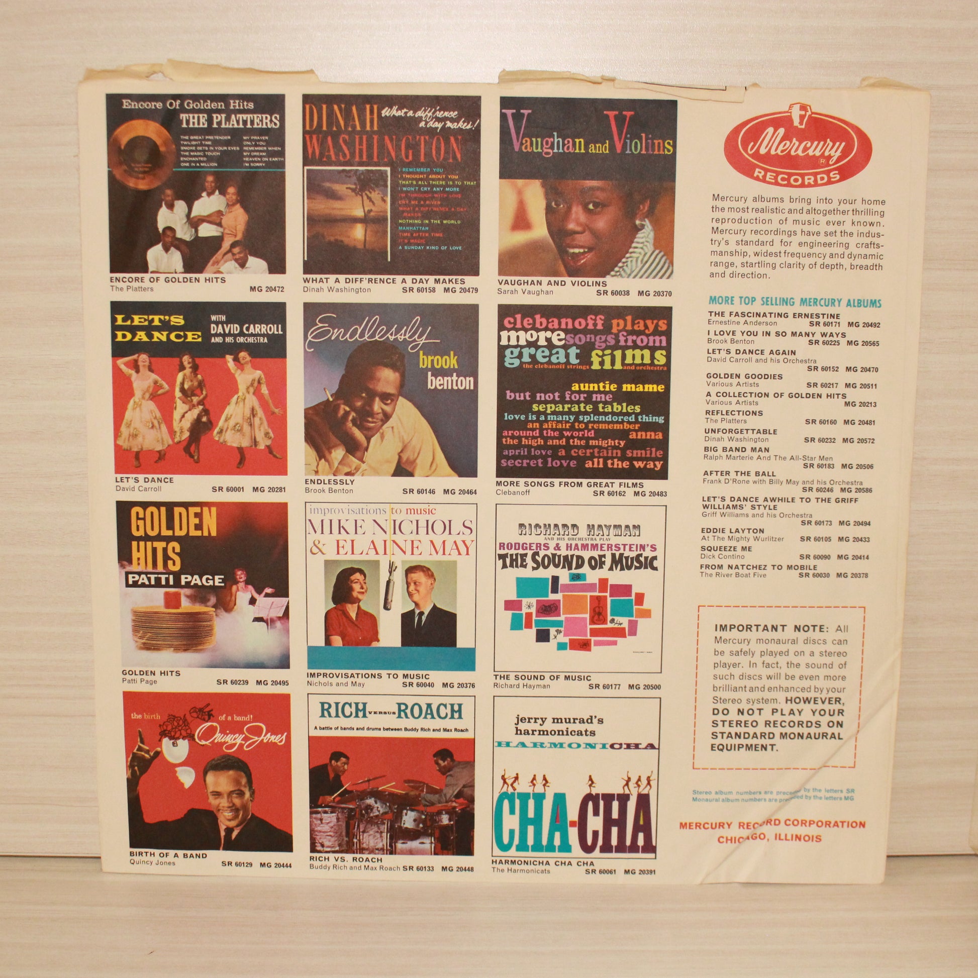 David Carroll & His Orchestra : Latin Percussion (LP,Album,Stereo)