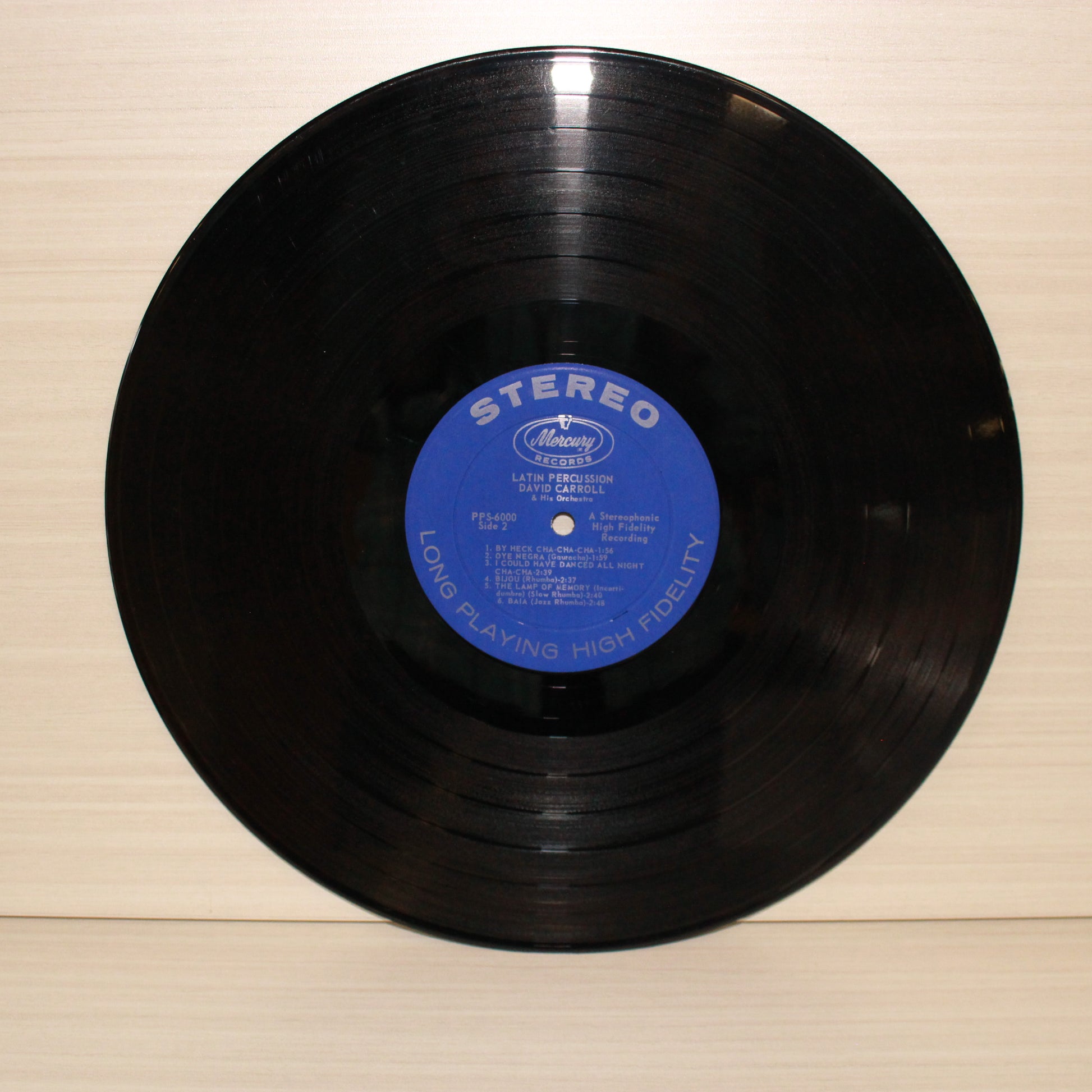 David Carroll & His Orchestra : Latin Percussion (LP,Album,Stereo)
