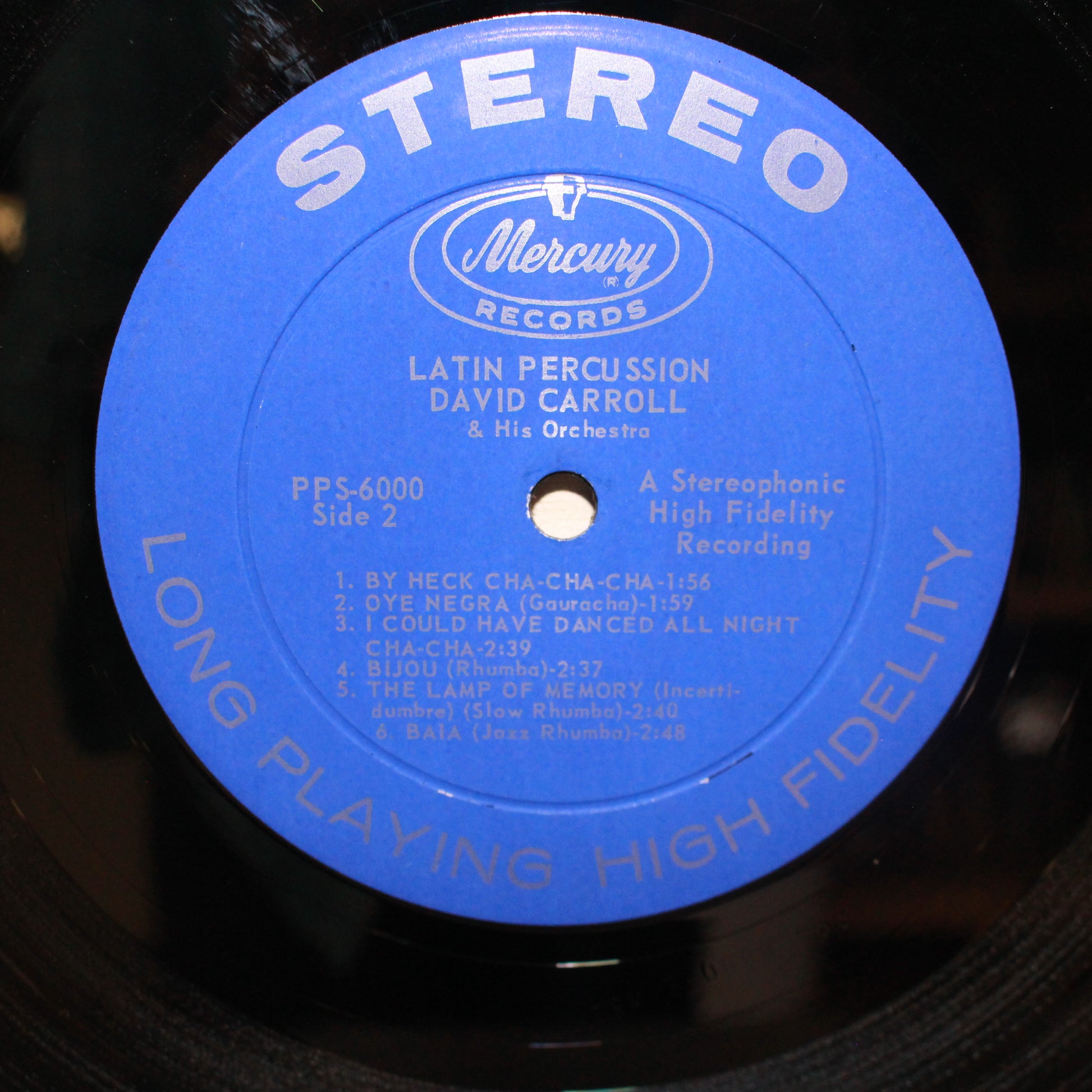 David Carroll & His Orchestra : Latin Percussion (LP,Album,Stereo)