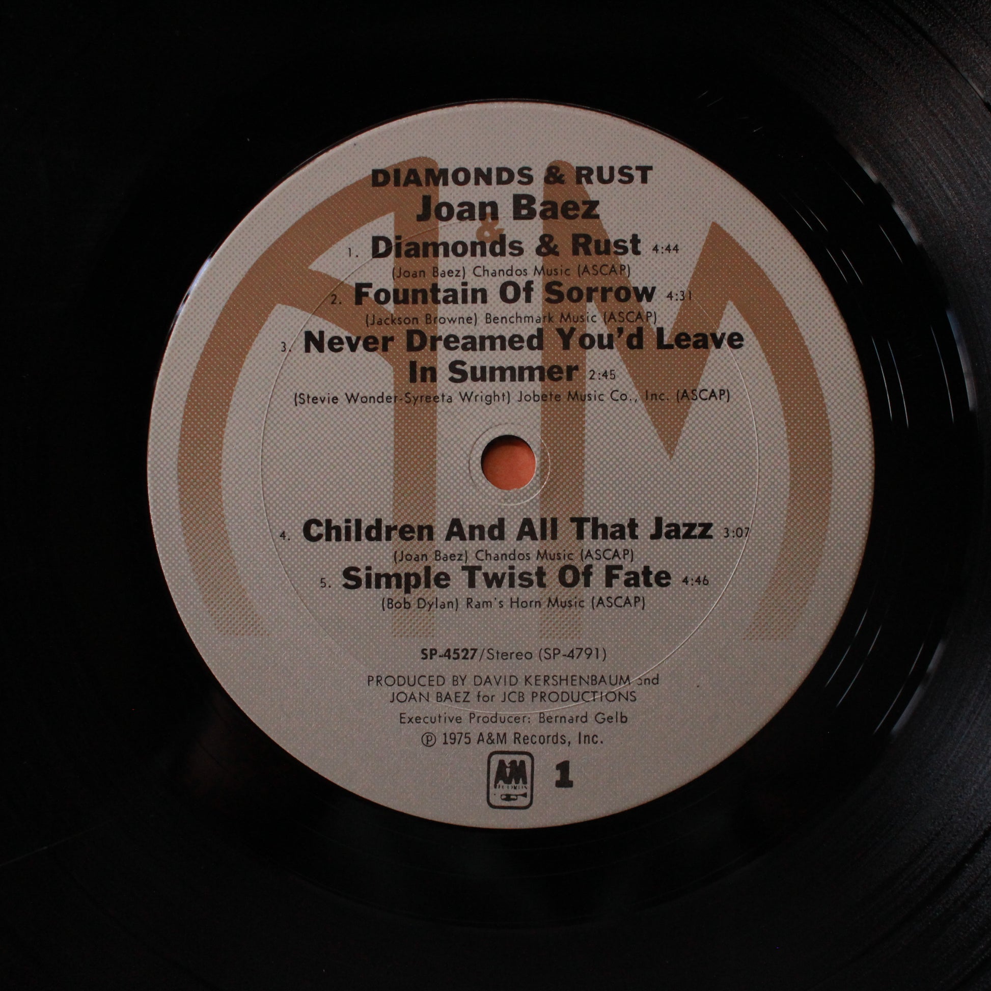 Joan Baez : Diamonds & Rust (LP,Album,Stereo)