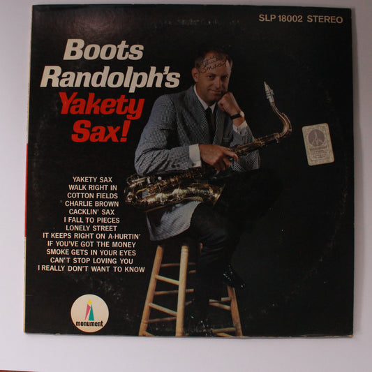 Boots Randolph : Boots Randolph's Yakety Sax! (LP,Album,Reissue,Stereo)