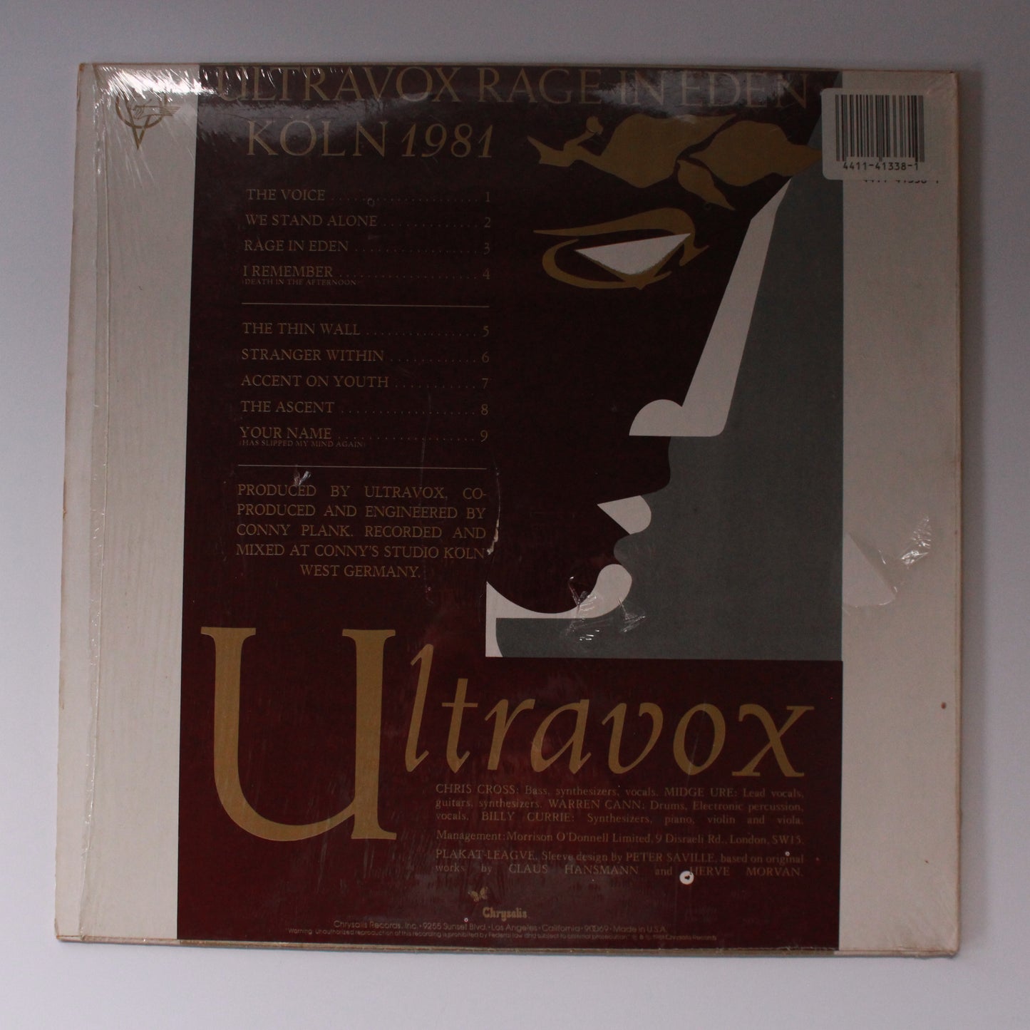 Ultravox : Rage In Eden (LP,Album,Reissue)