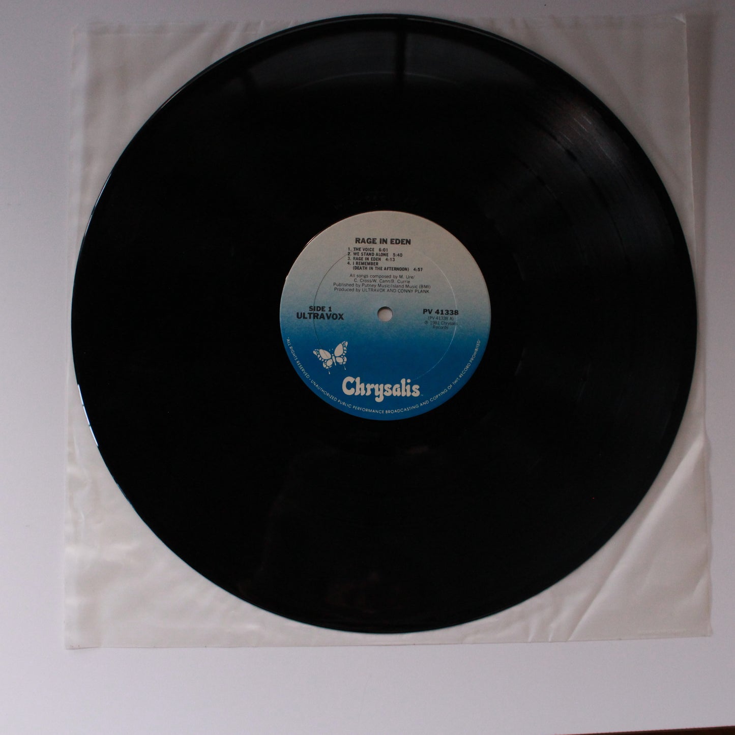 Ultravox : Rage In Eden (LP,Album,Reissue)