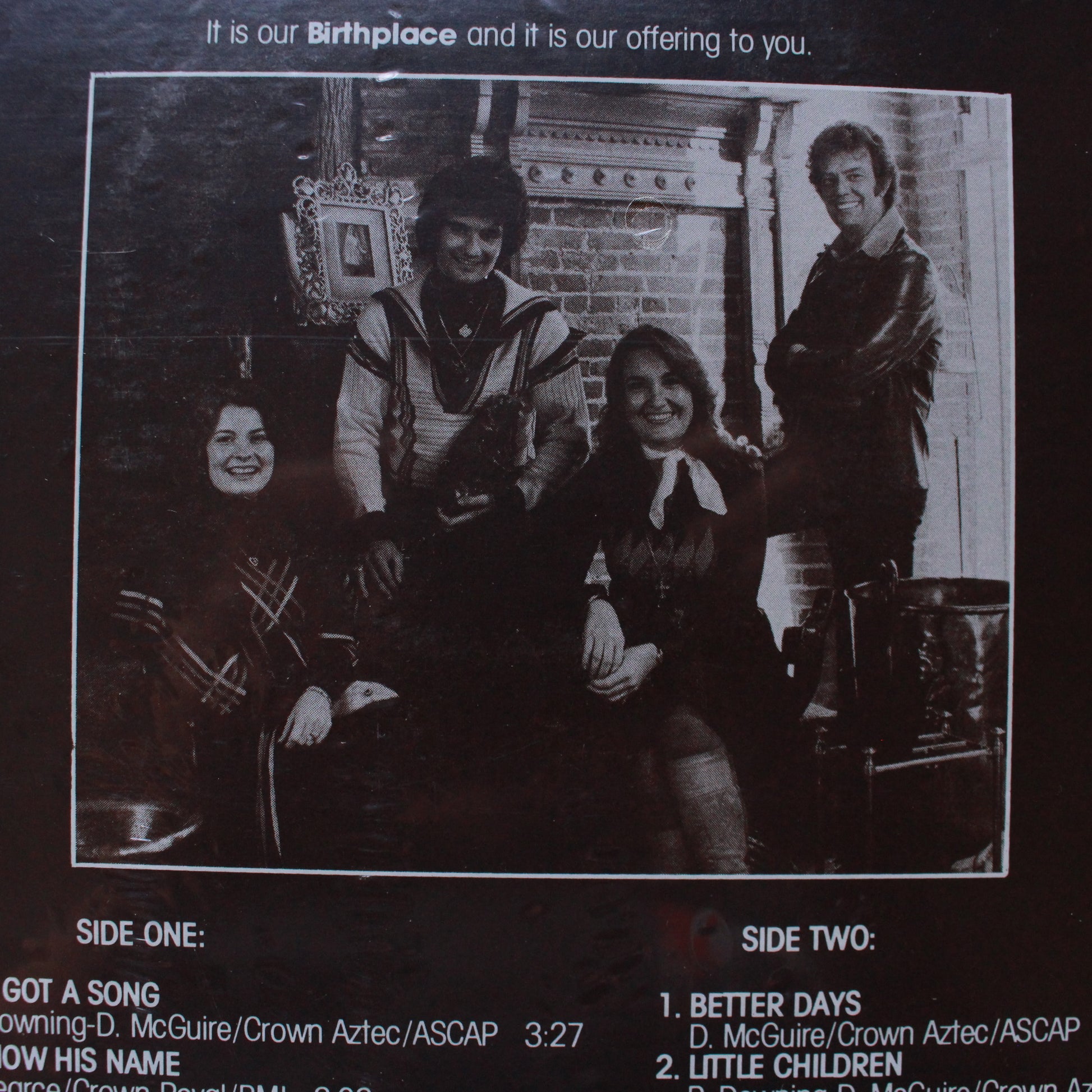 The Downings : Birthplace (LP,Album)