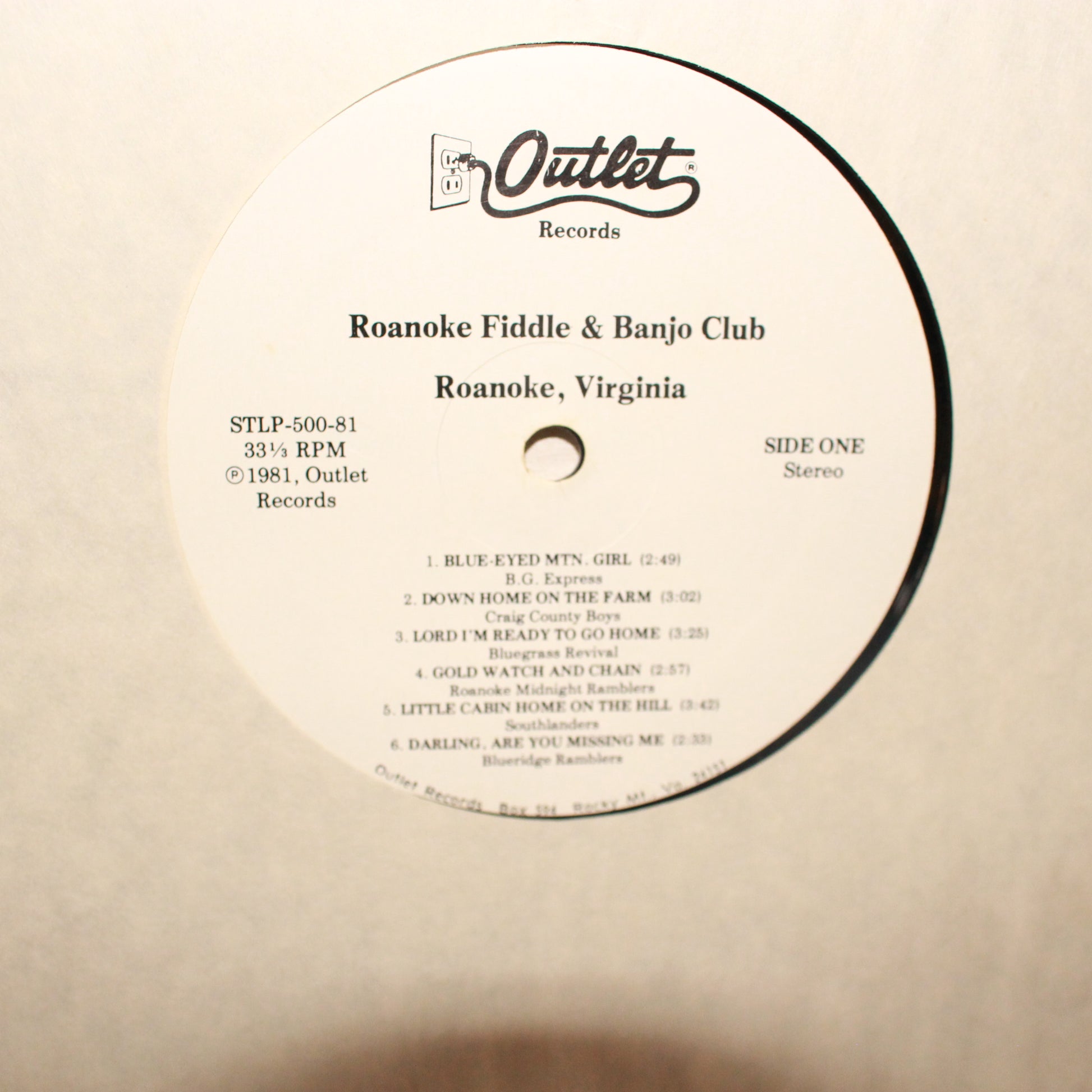 Various : Roanoke Fiddle and Banjo Club (LP,Stereo)