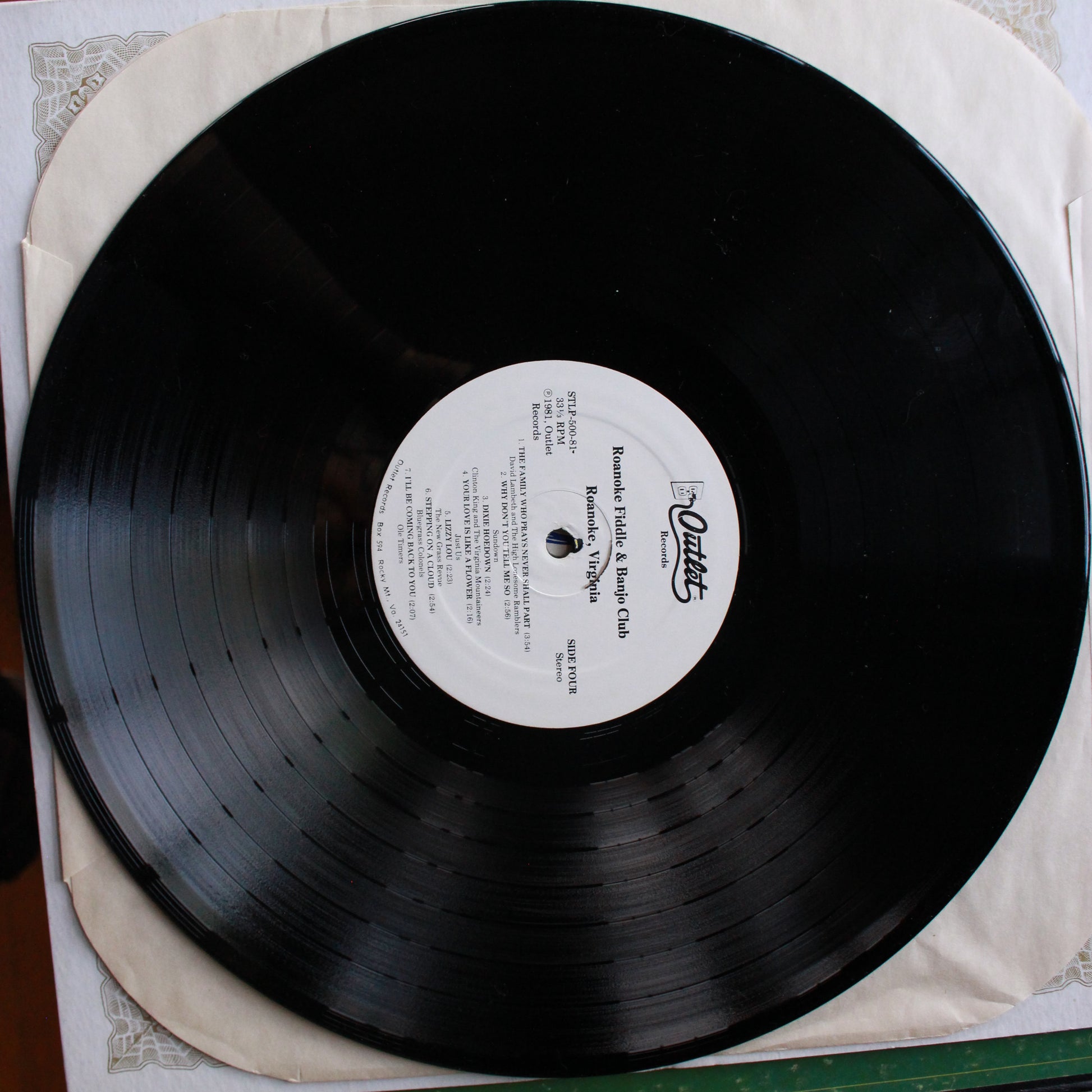 Various : Roanoke Fiddle and Banjo Club (LP,Stereo)