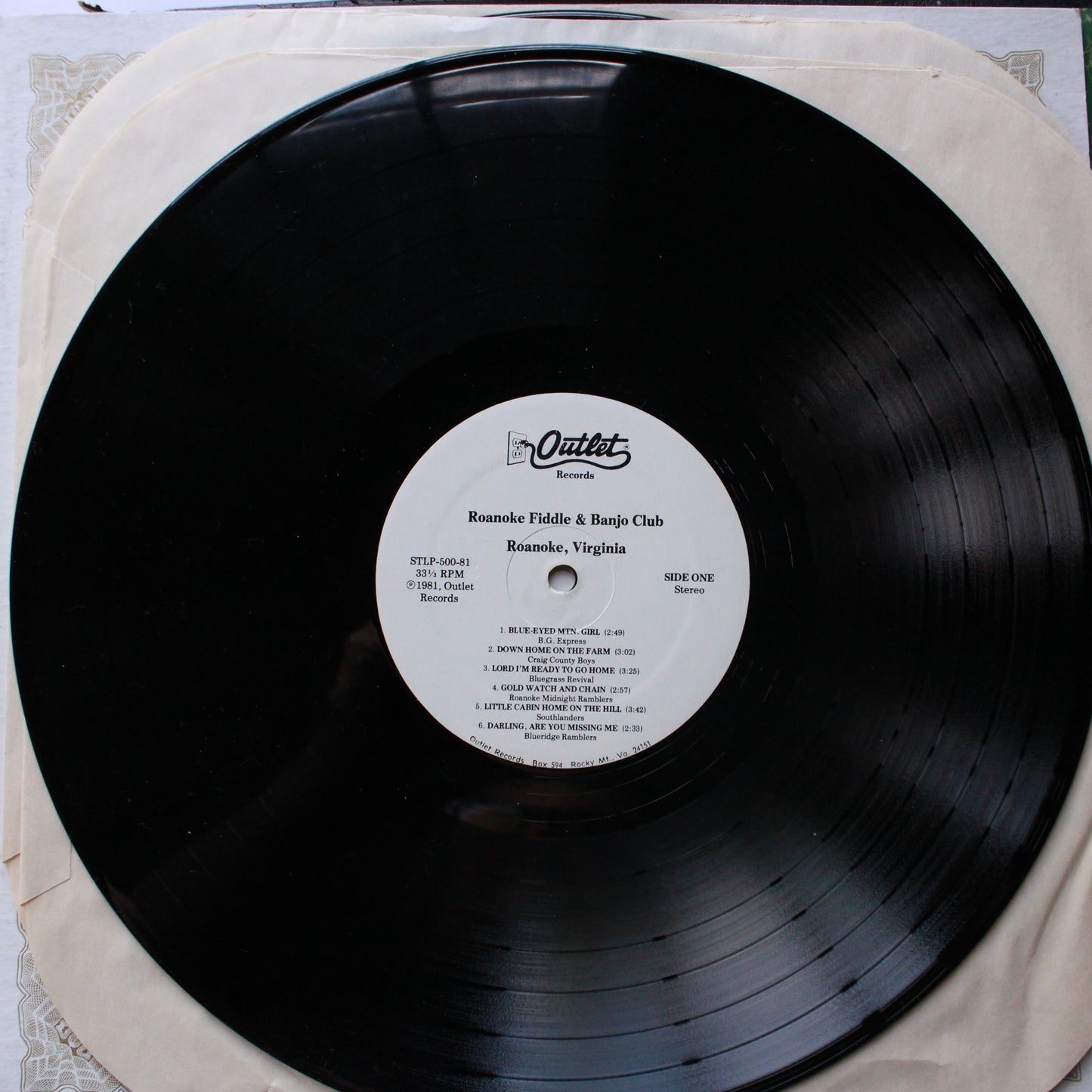 Various : Roanoke Fiddle and Banjo Club (LP,Stereo)
