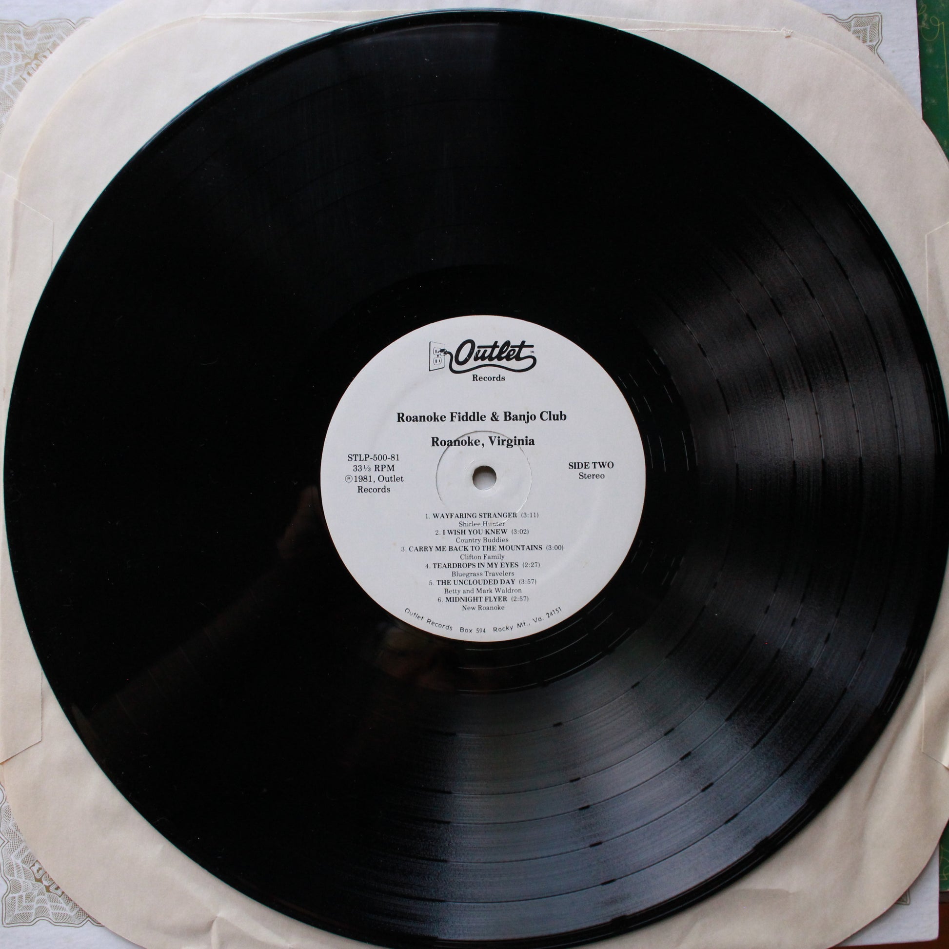 Various : Roanoke Fiddle and Banjo Club (LP,Stereo)