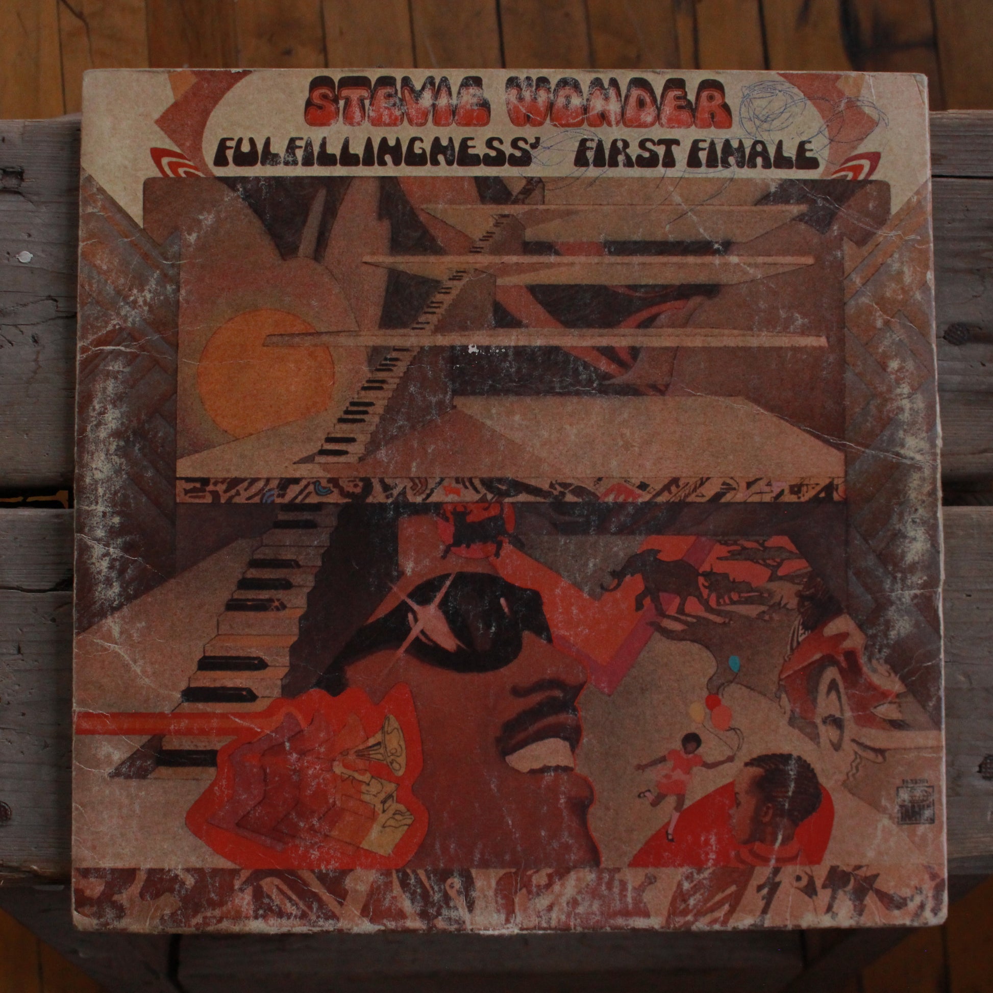 Stevie Wonder : Fulfillingness' First Finale (LP,Album,Stereo)