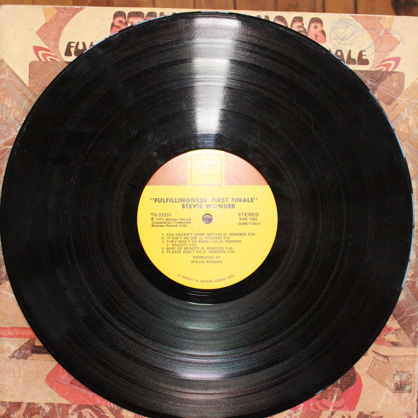 Stevie Wonder : Fulfillingness' First Finale (LP,Album,Stereo)
