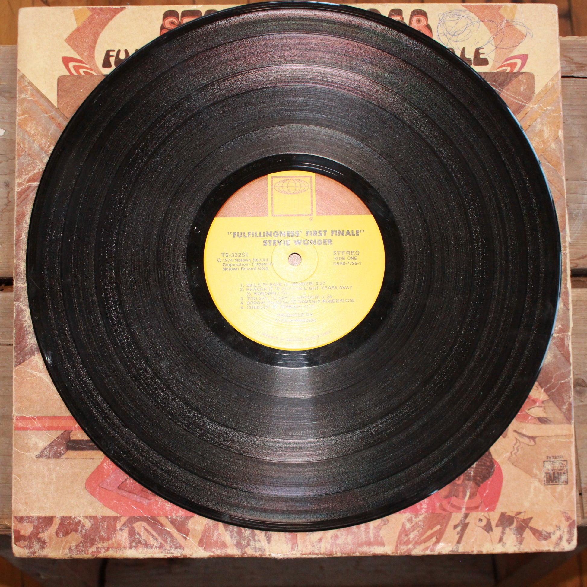 Stevie Wonder : Fulfillingness' First Finale (LP,Album,Stereo)