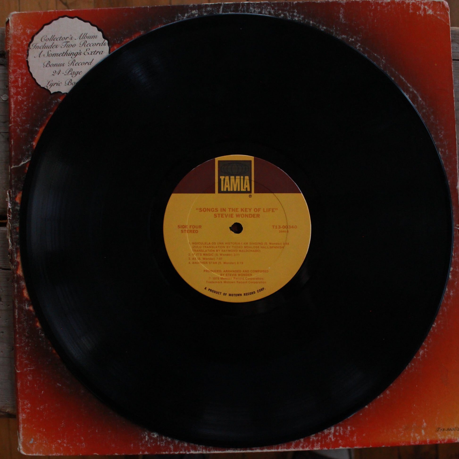 Stevie Wonder : Songs In The Key Of Life (LP,Album,Club Edition)