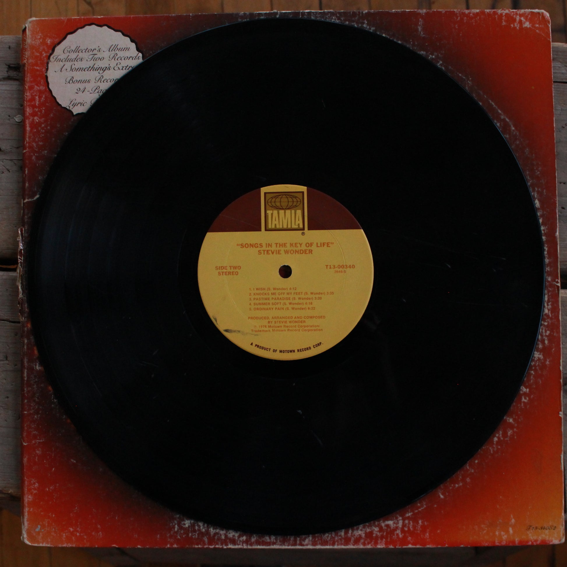 Stevie Wonder : Songs In The Key Of Life (LP,Album,Club Edition)