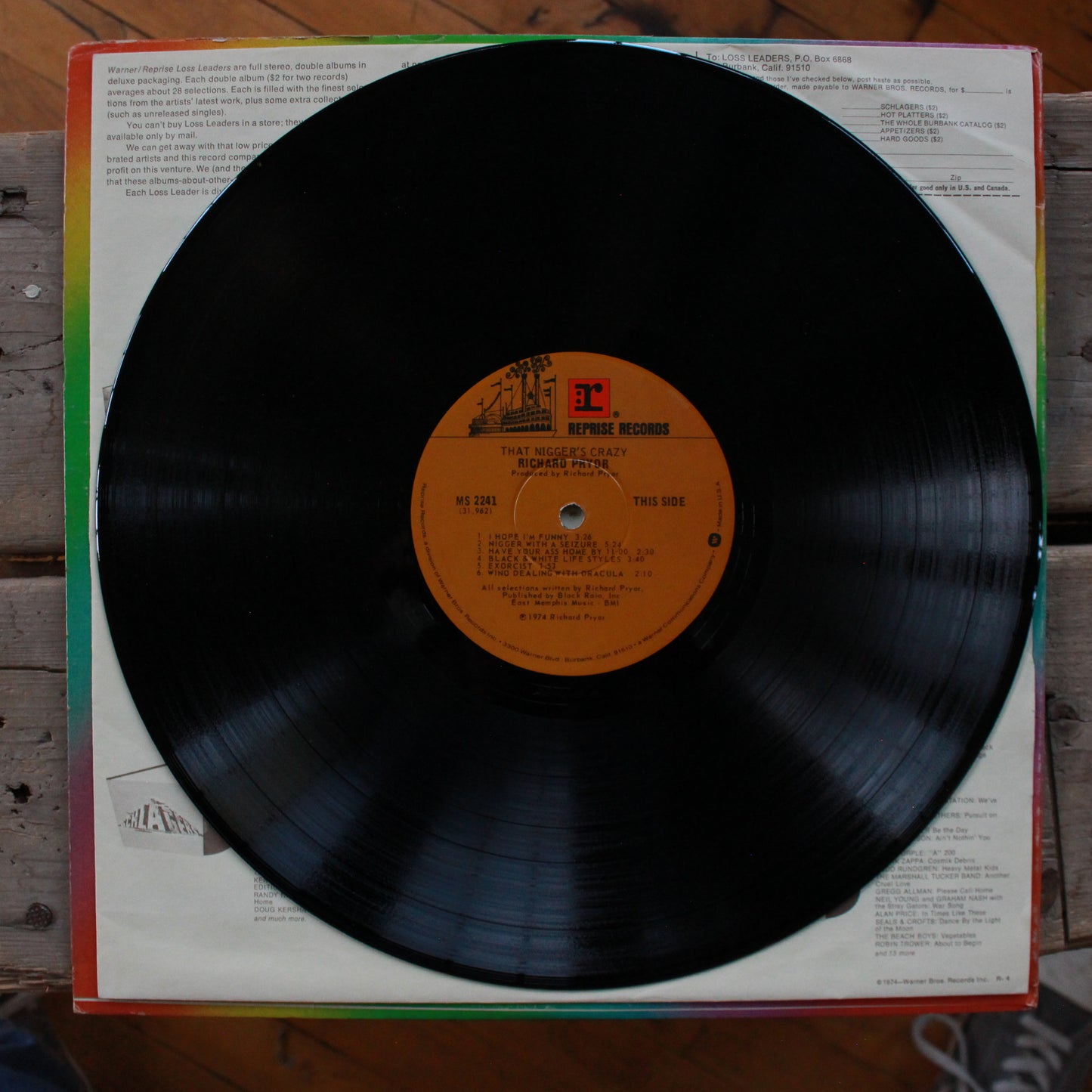 Richard Pryor : That Nigger's Crazy (LP,Album,Reissue)
