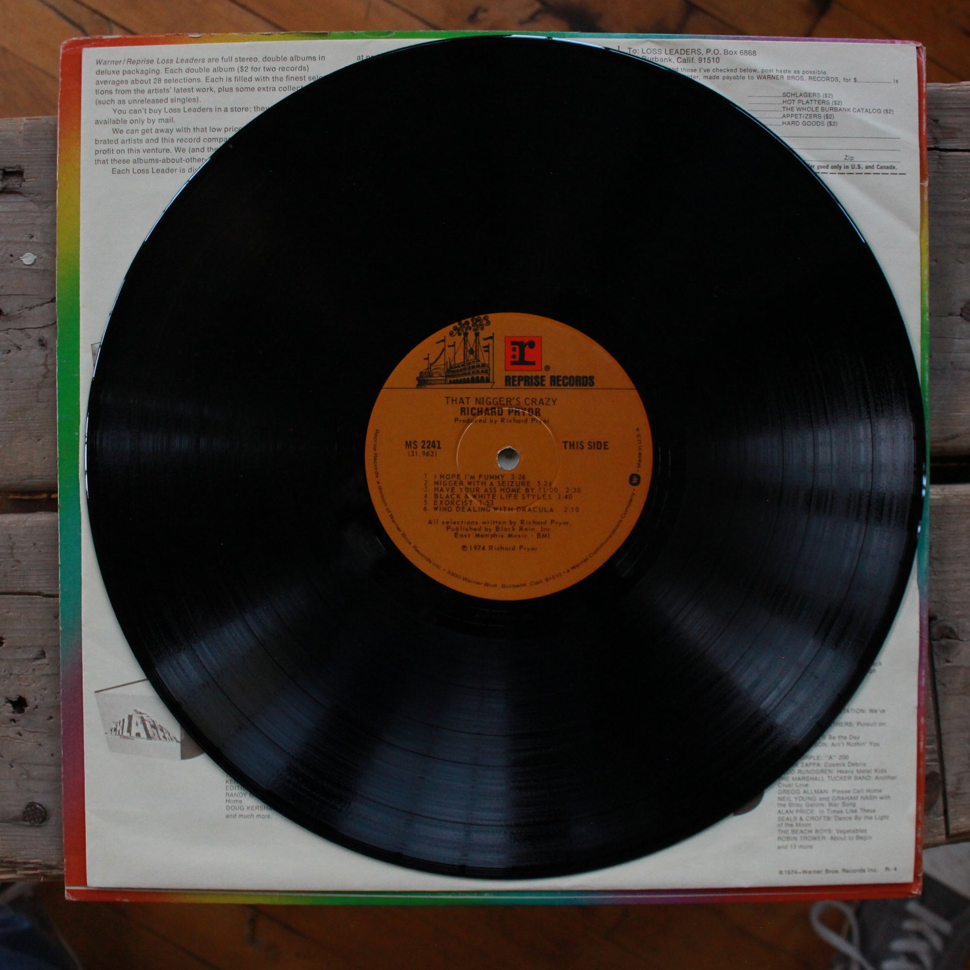 Richard Pryor : That Nigger's Crazy (LP,Album,Reissue)