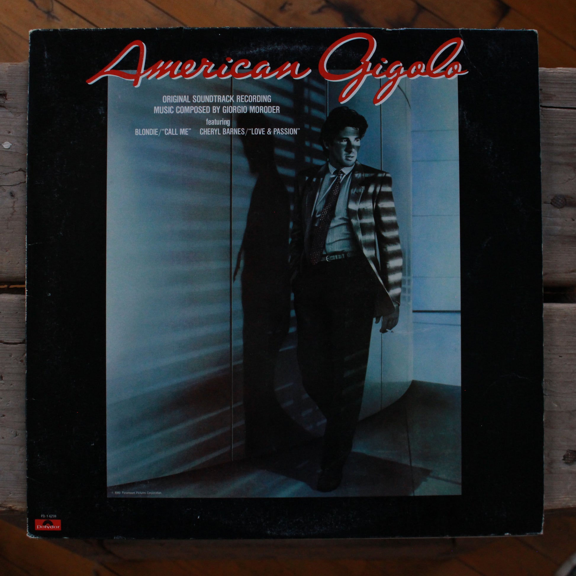 Giorgio Moroder : American Gigolo (Original Soundtrack Recording) (LP,Album)