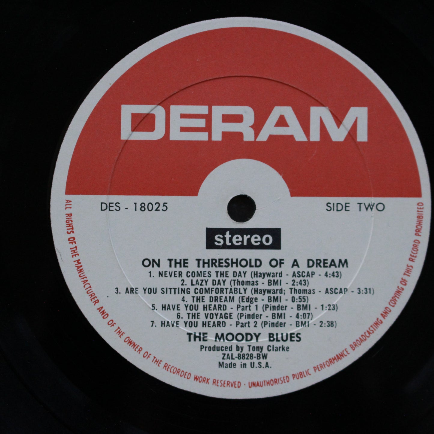 Moody Blues, The : On The Threshold Of A Dream (LP,Album)