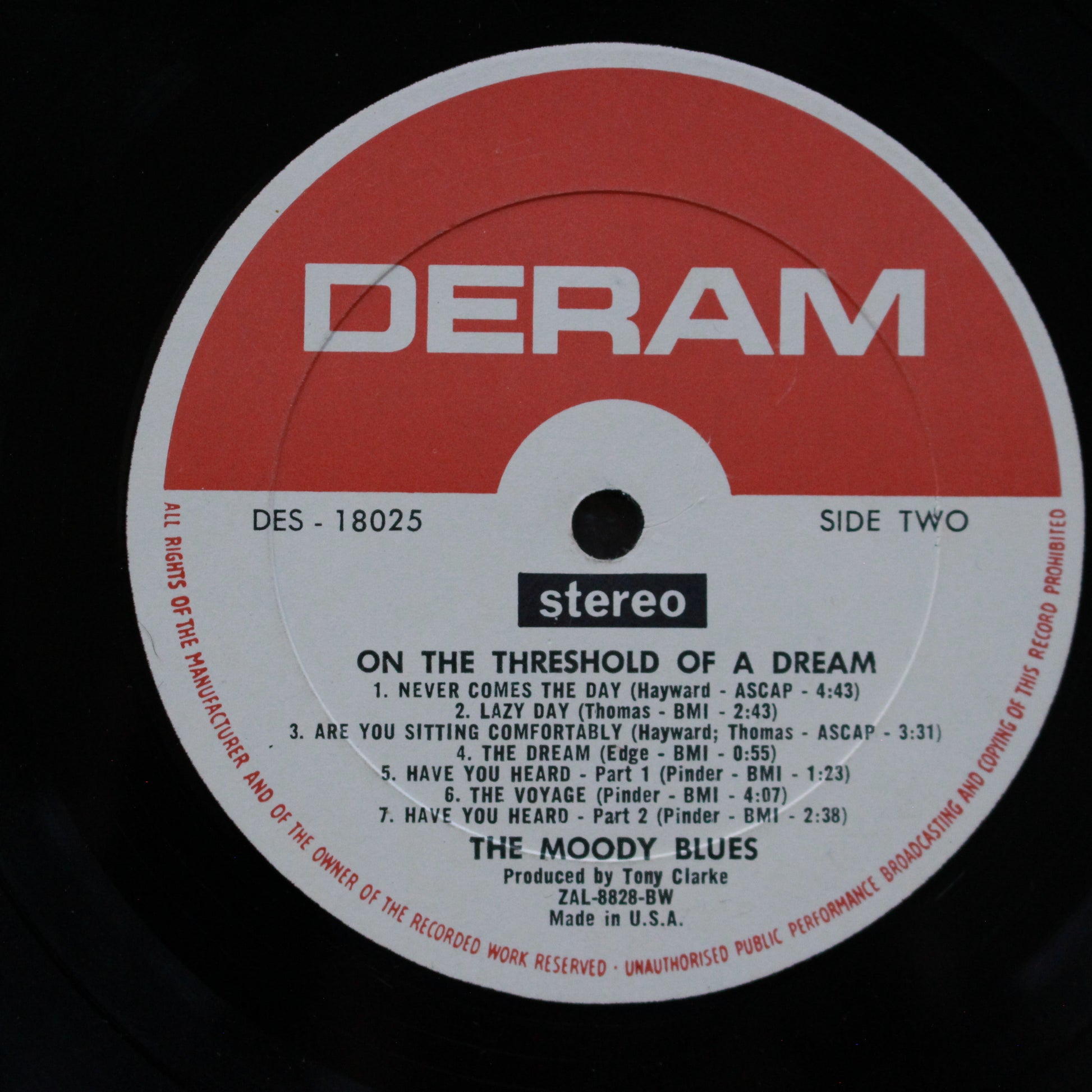 Moody Blues, The : On The Threshold Of A Dream (LP,Album)