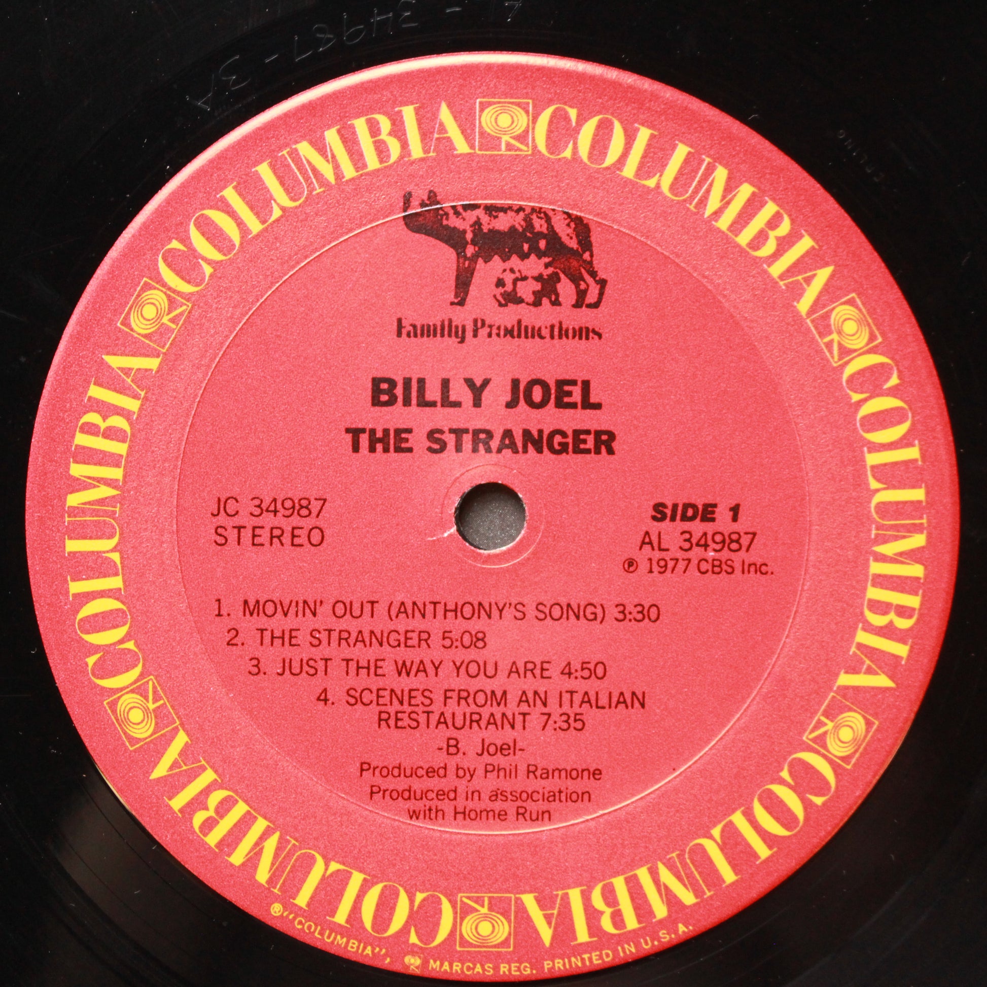 Billy Joel : The Stranger (LP,Album,Stereo)