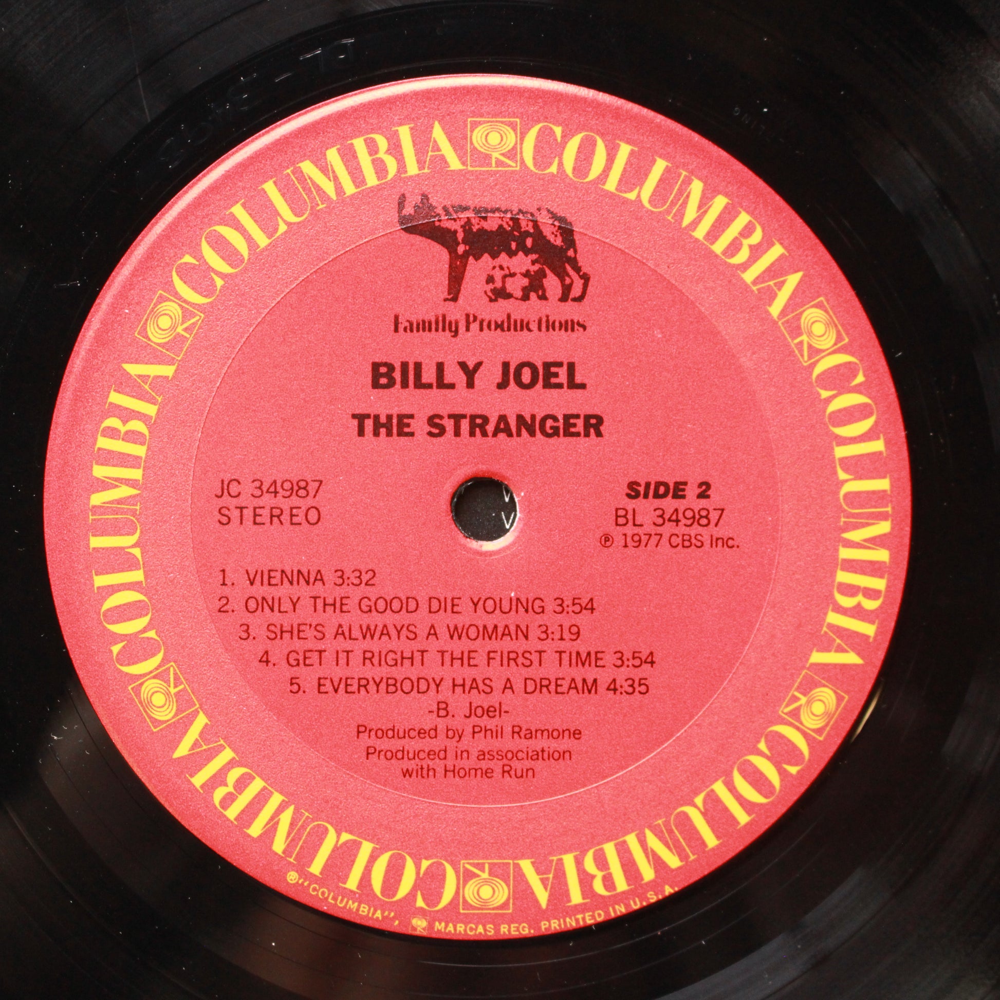 Billy Joel : The Stranger (LP,Album,Stereo)