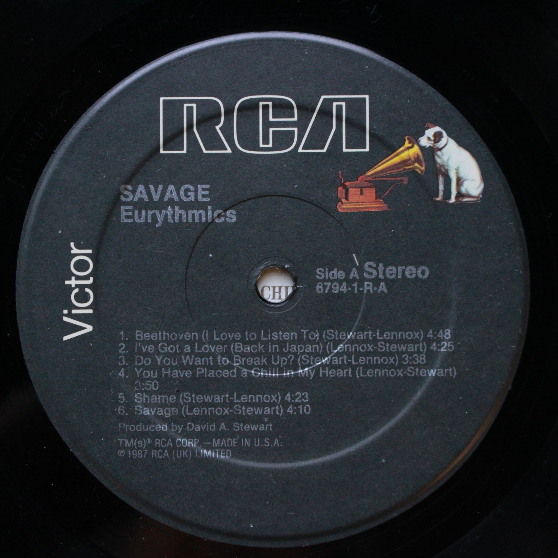Eurythmics : Savage (LP,Album)