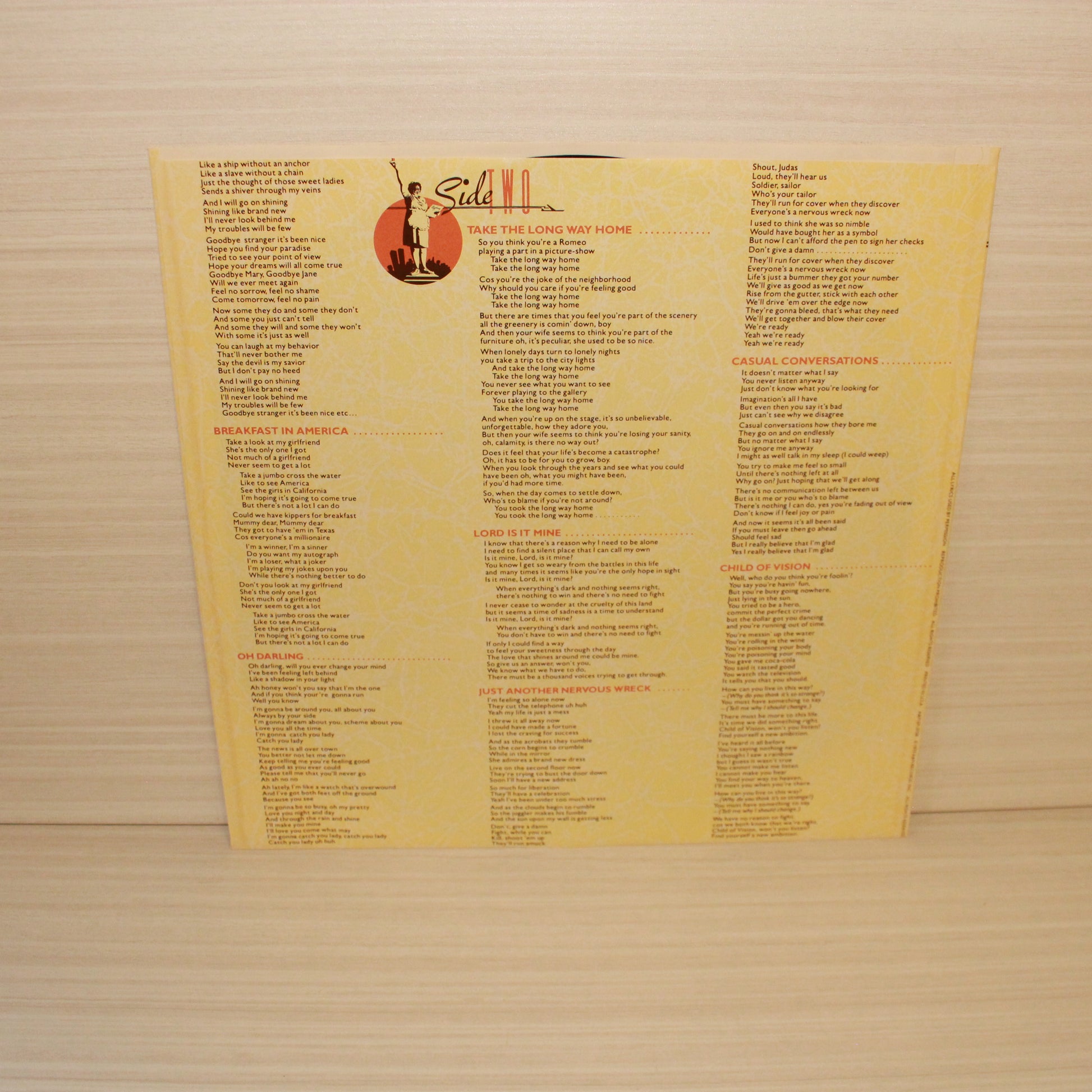 Supertramp : Breakfast In America (LP,Album)