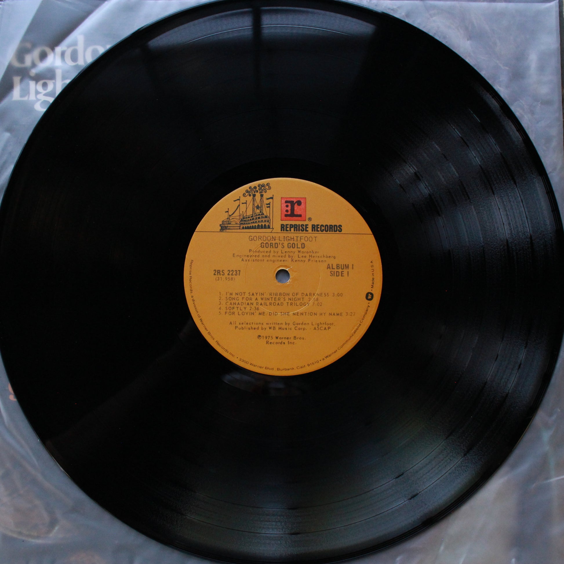 Gordon Lightfoot : Gord's Gold (LP,Compilation)
