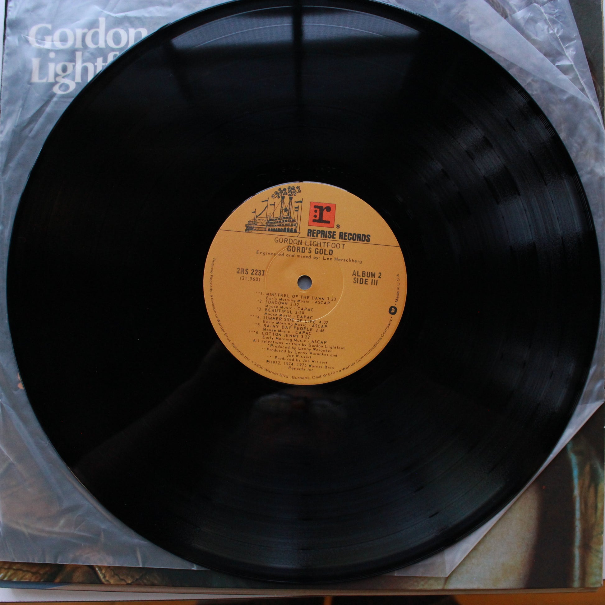 Gordon Lightfoot : Gord's Gold (LP,Compilation)
