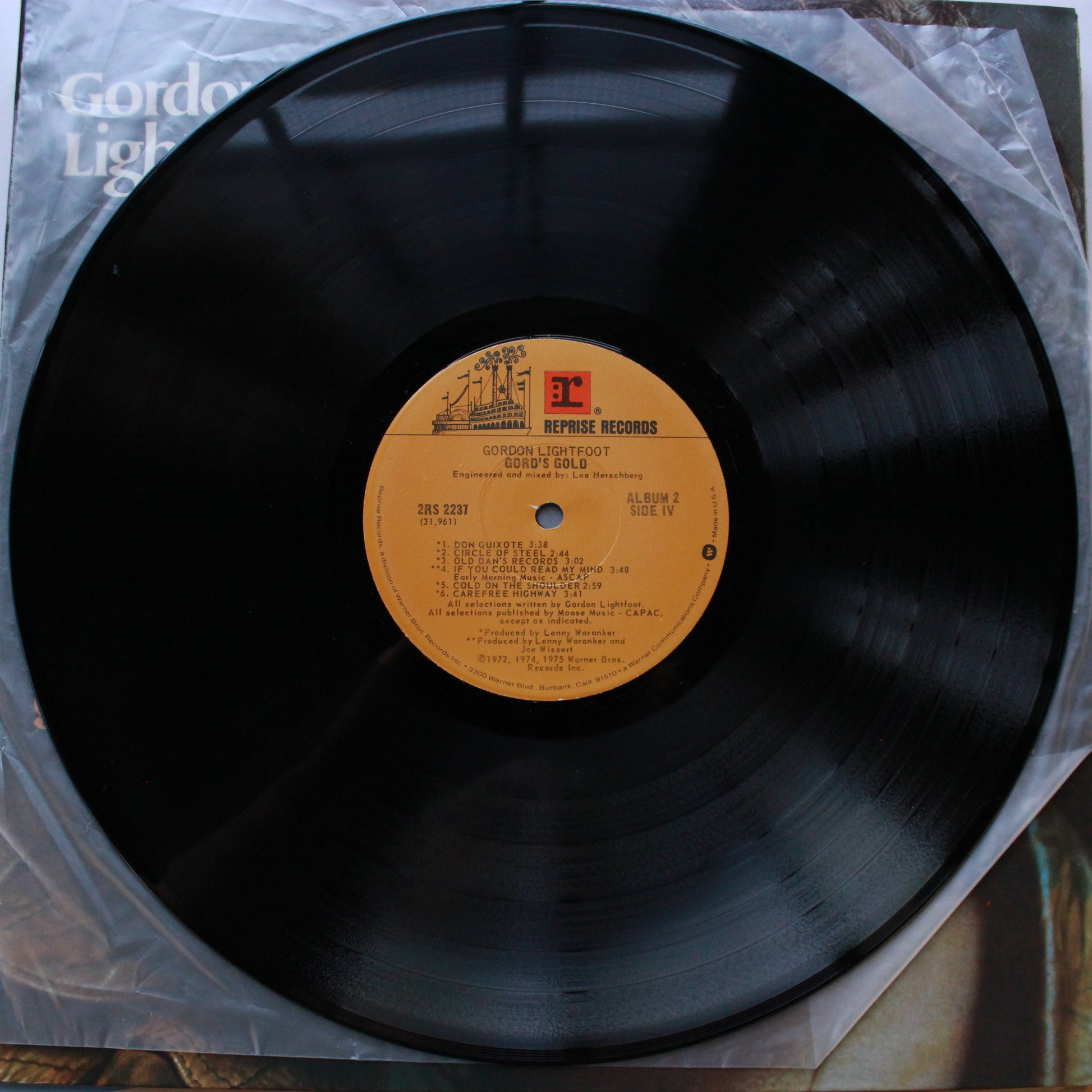 Gordon Lightfoot : Gord's Gold (LP,Compilation)