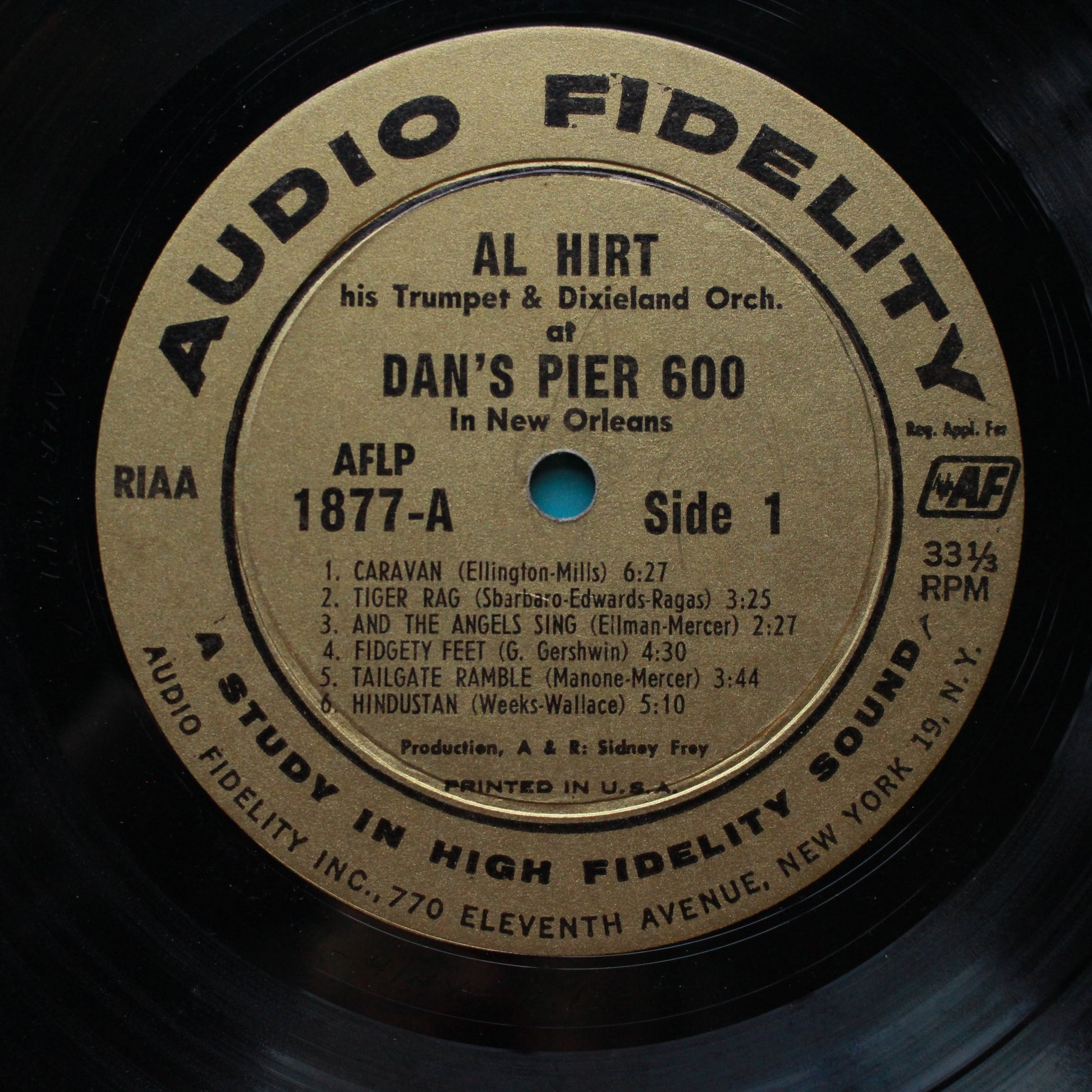 Al Hirt : Swingin' Dixie! (At Dan's Pier 600 In New Orleans) (LP,Album,Mono)