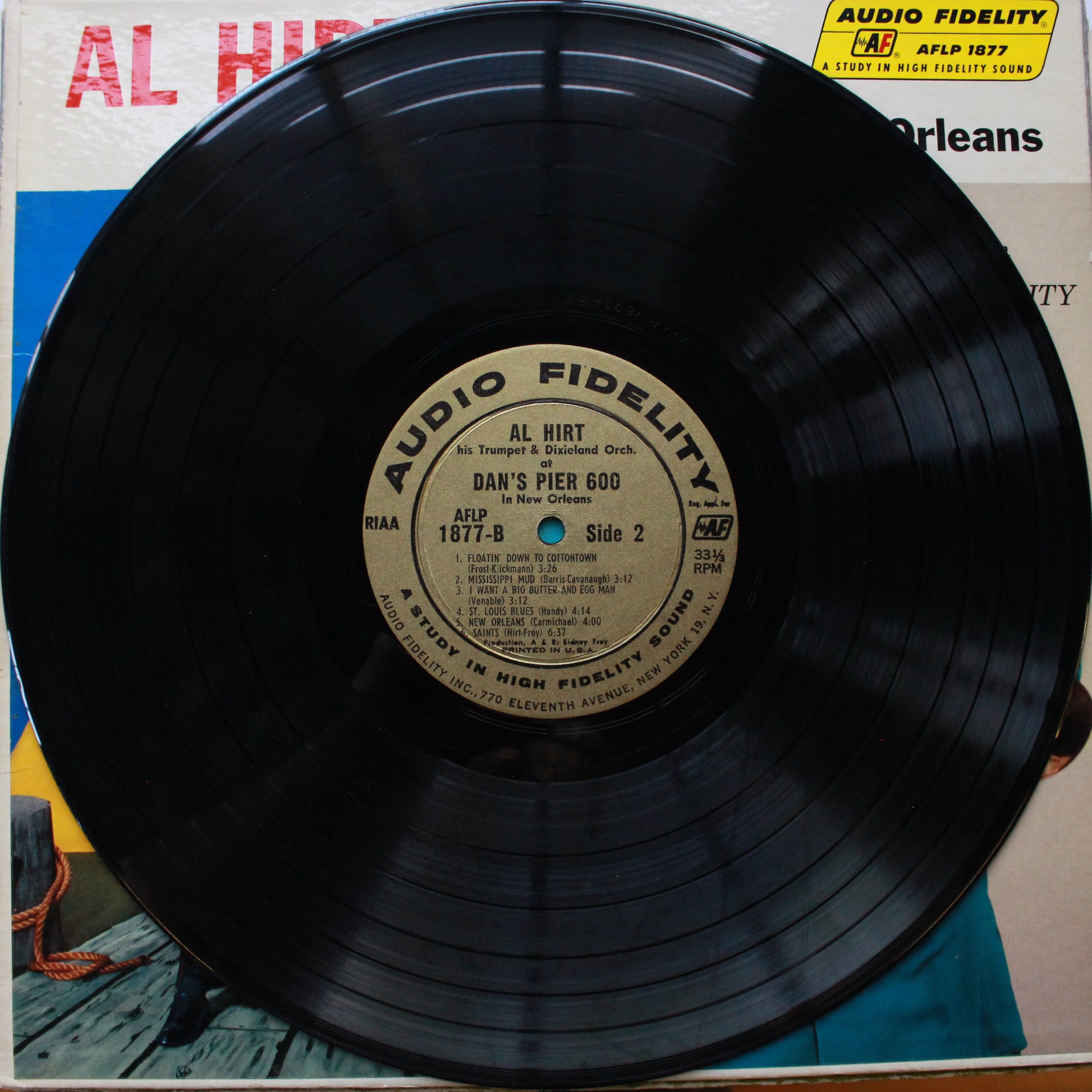 Al Hirt : Swingin' Dixie! (At Dan's Pier 600 In New Orleans) (LP,Album,Mono)