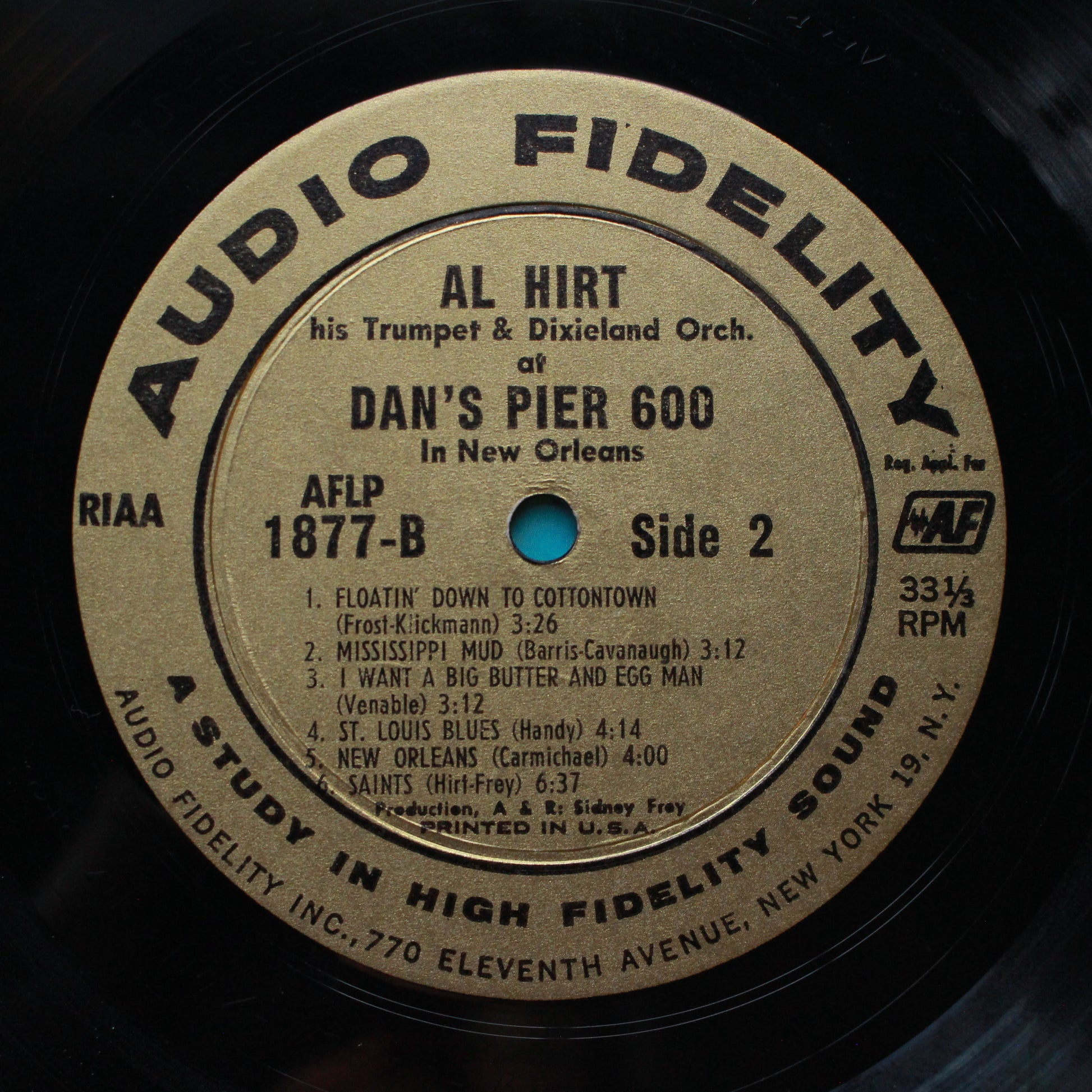 Al Hirt : Swingin' Dixie! (At Dan's Pier 600 In New Orleans) (LP,Album,Mono)